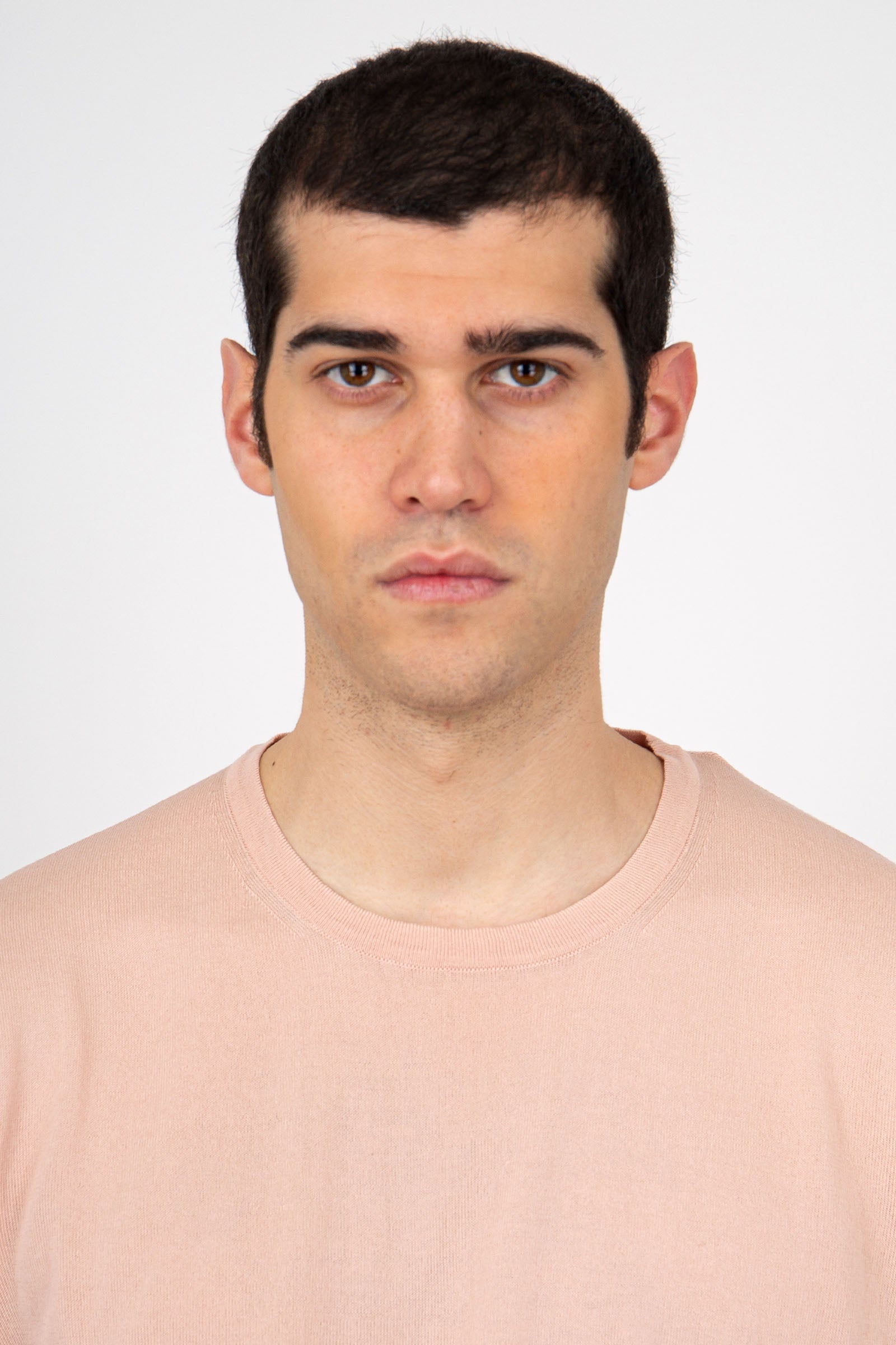 Roberto Collina Crew-neck Cotton T-shirt Pink - 5
