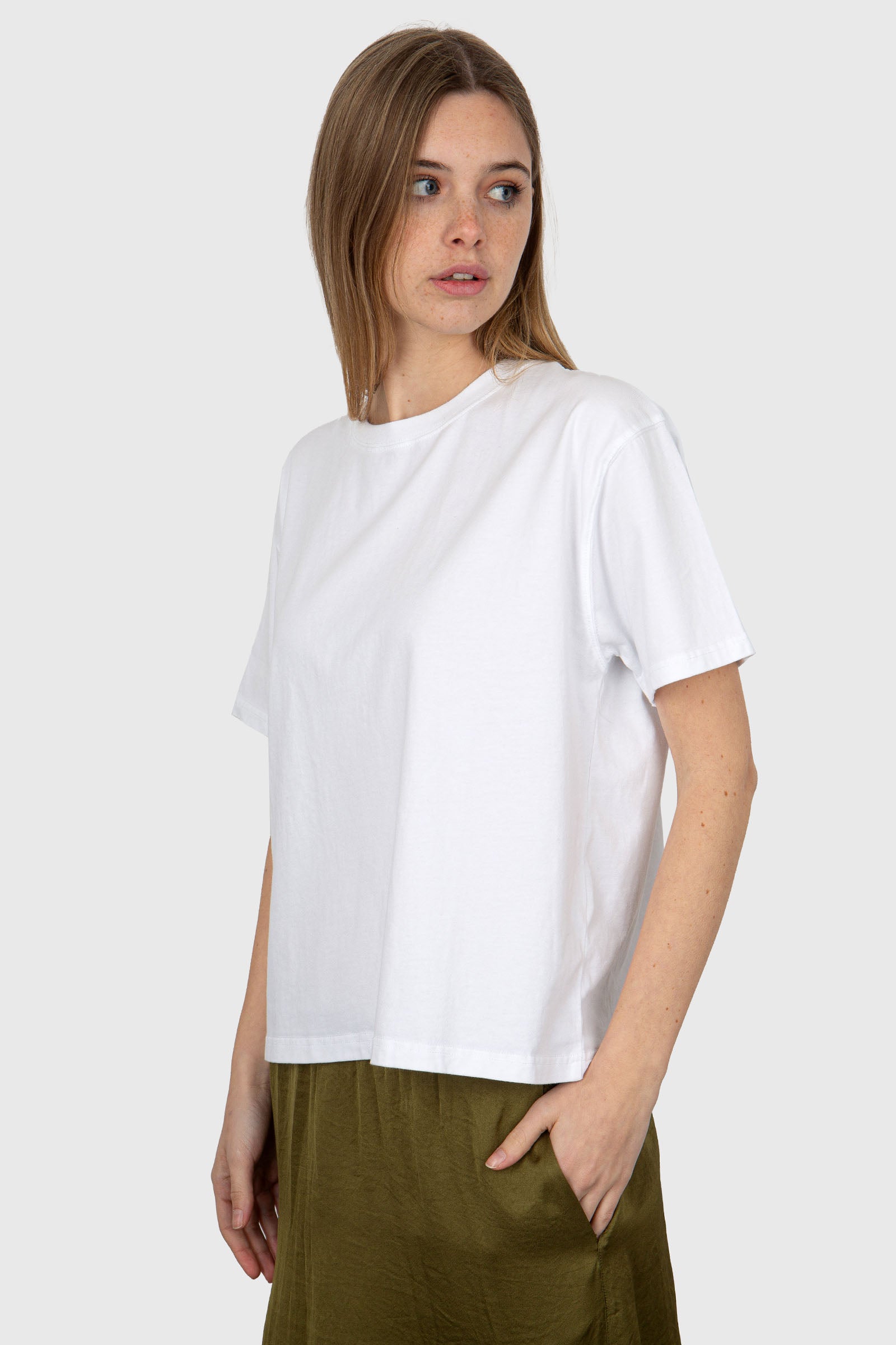 American Vintage T-Shirt Fizvalley Cotone Bianco - 1