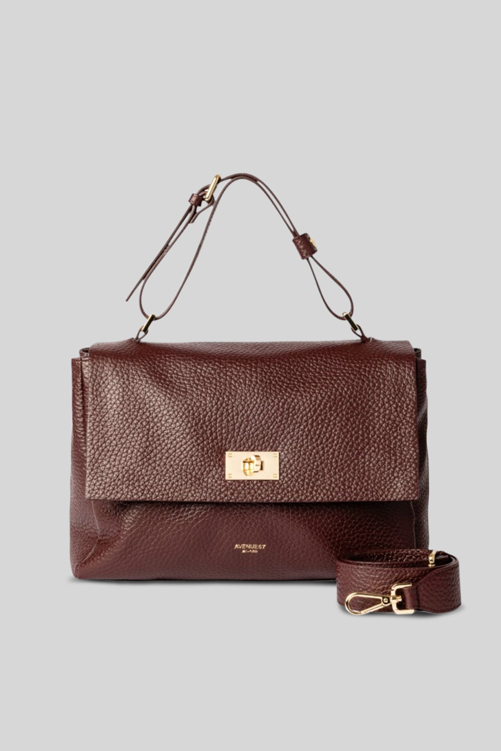 Avenue 67 Borsa Elettra Lock Bordeaux Donna - 3
