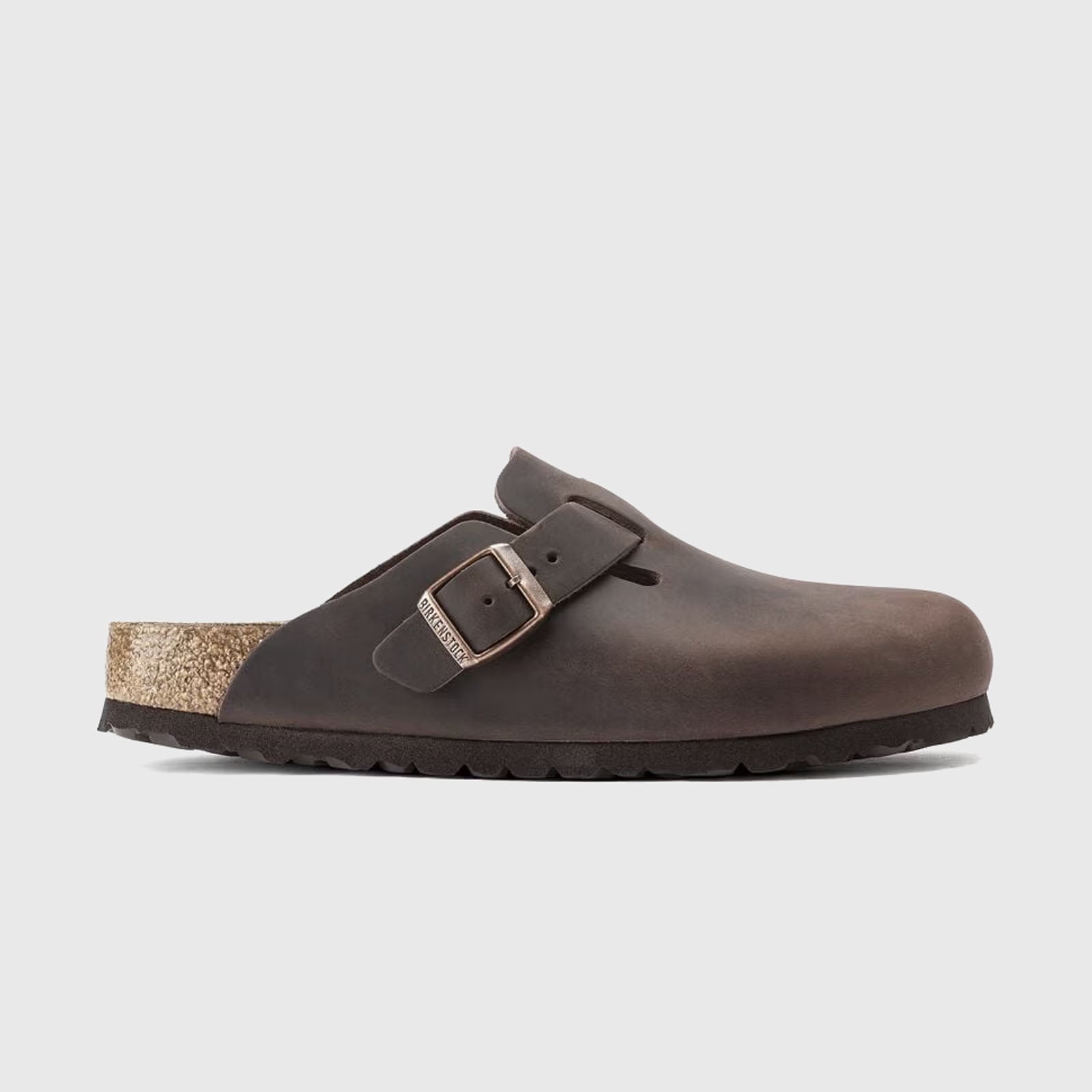 Birkenstock Boston Habana Pelle Oliata Marrone Uomo - 6