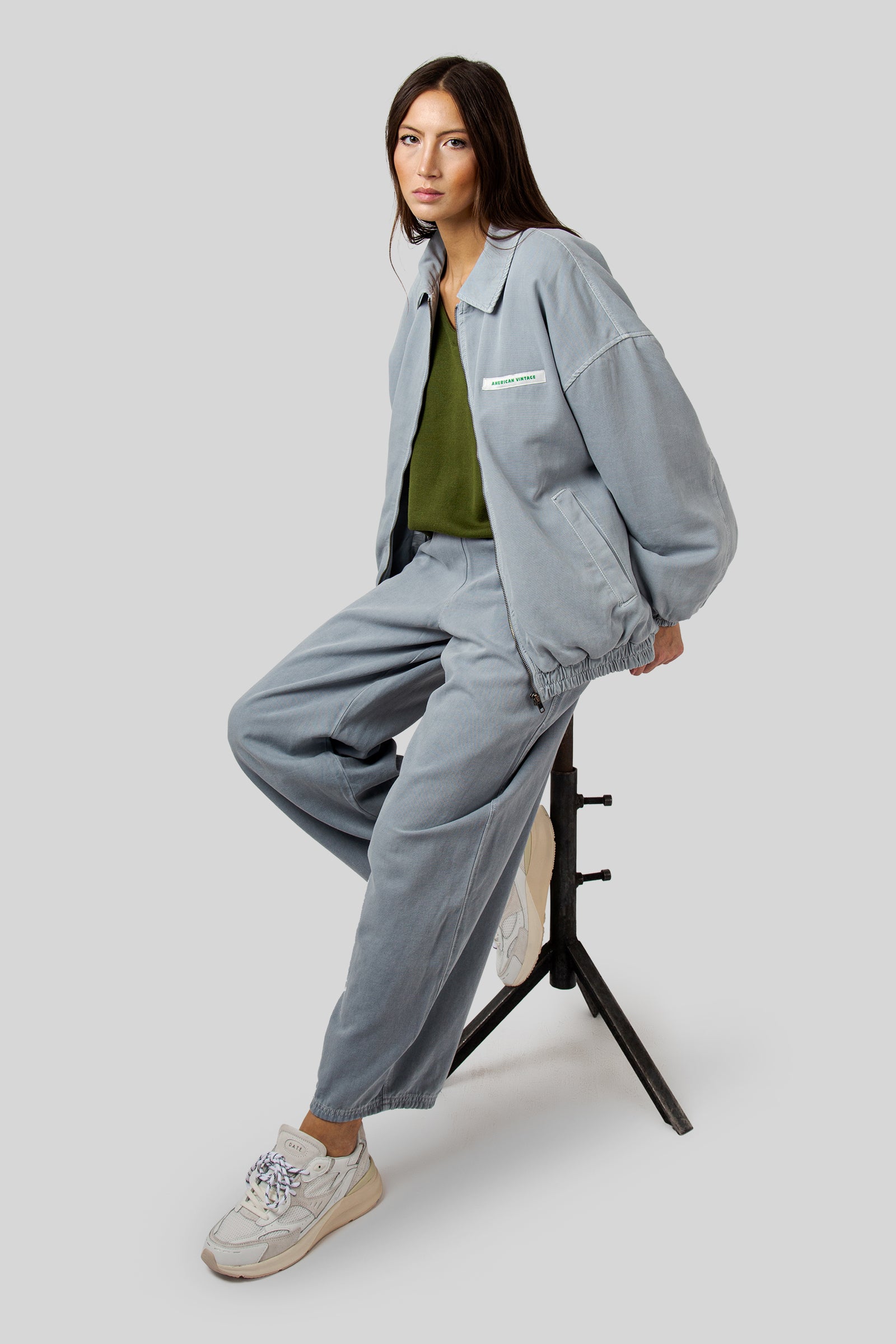 American Vintage Jogging Baloon Lycaz Polvere Donna - 2