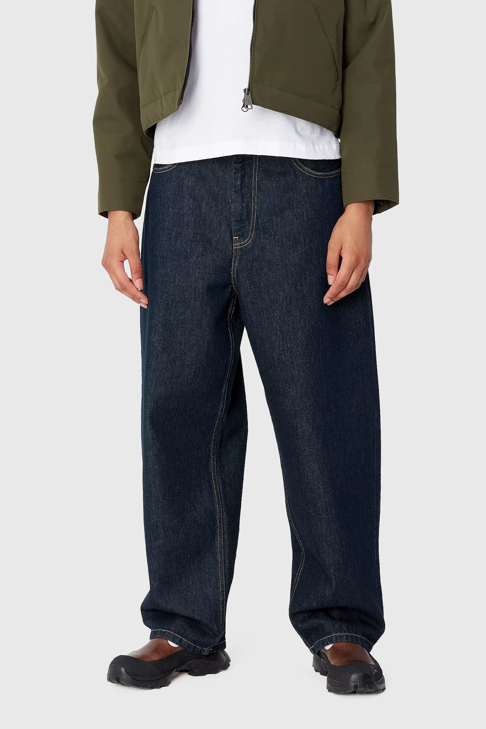 Carhartt Wip W' Brandon Pant Blu Scuro Donna - 1