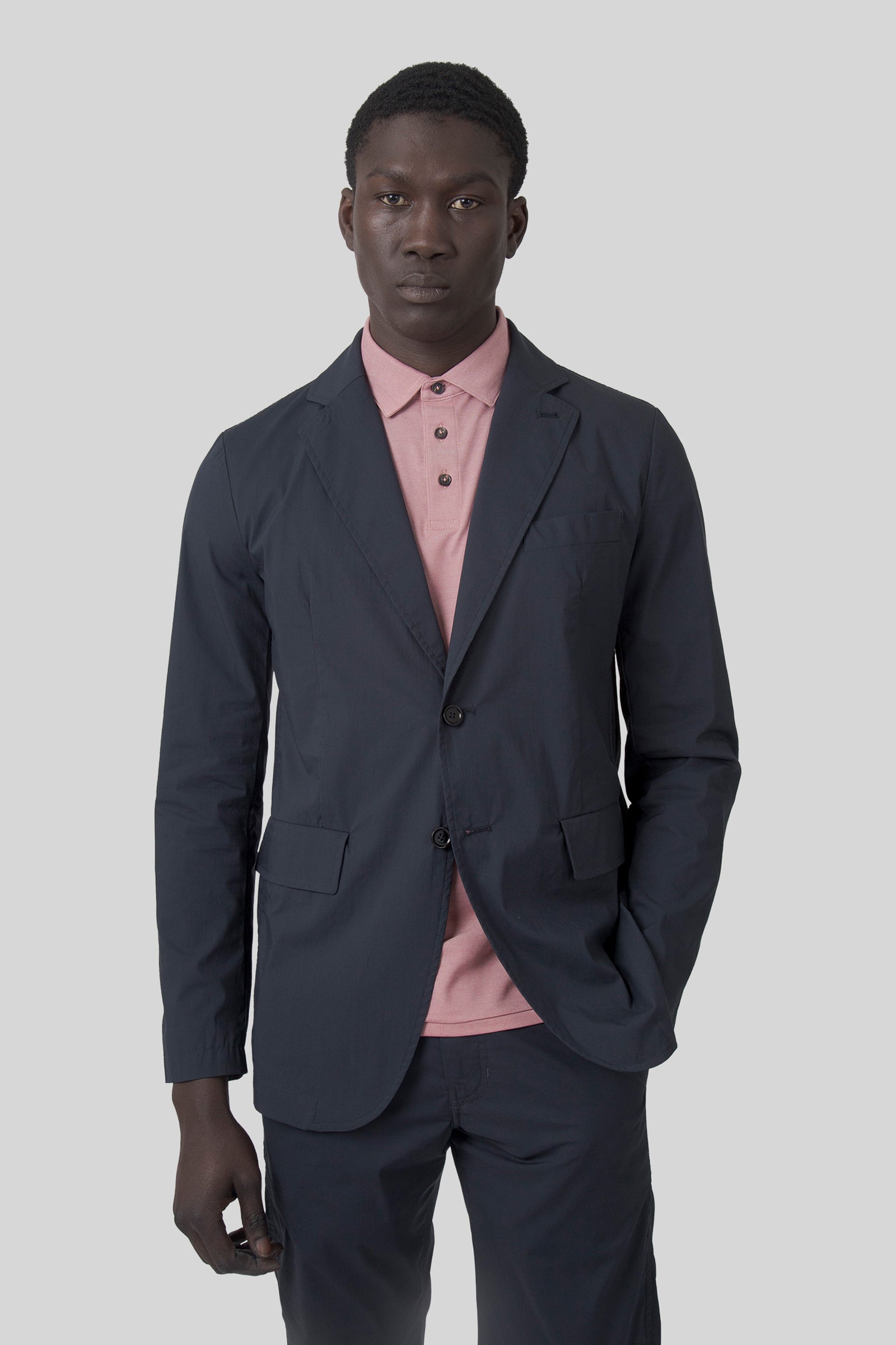Kuki Light Blazer In Comfort Poplin - 1