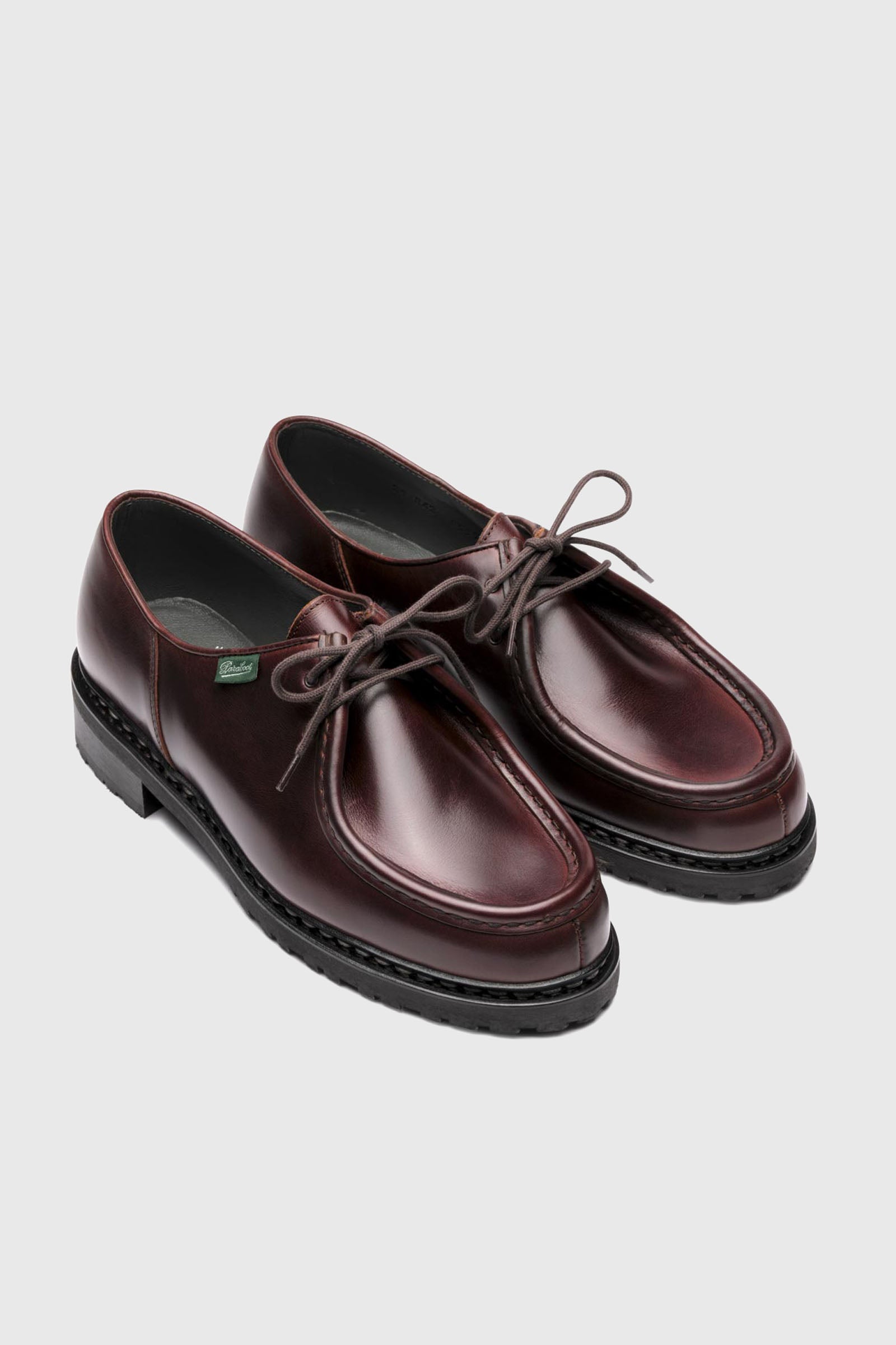 Paraboot Scarpa Derby Michael Lisse Ecorce Marrone Uomo - 3