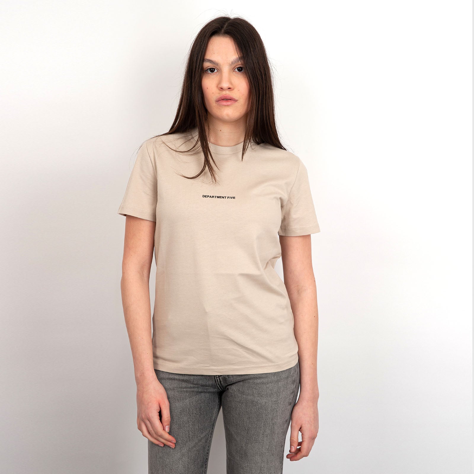 Department Five T-Shirt Girocollo Fleur Cotone Sabbia - 6