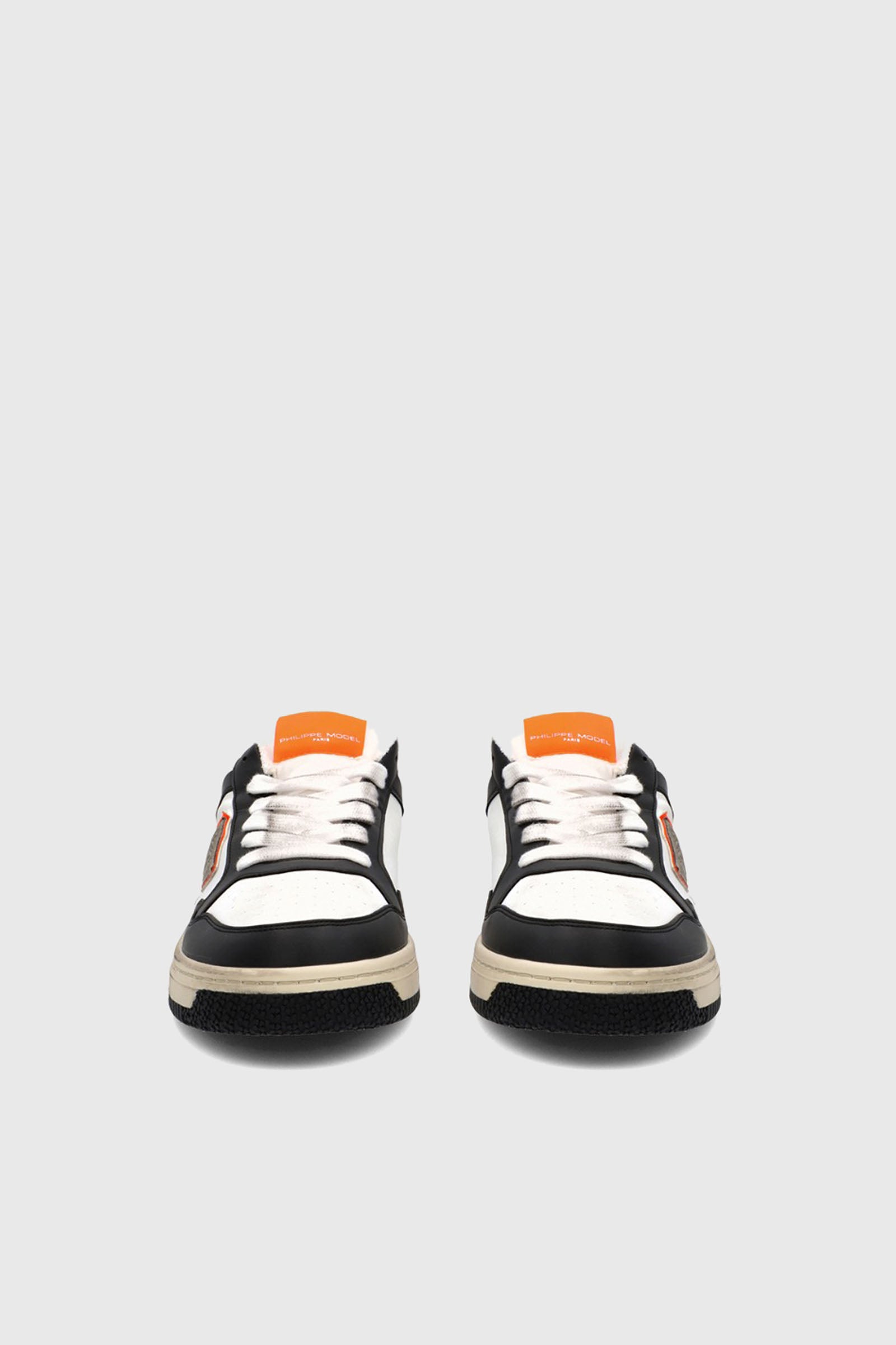 Philippe Model Sneaker Lyon Recycle Mixage Noir Orange Nero/bianco Uomo - 3