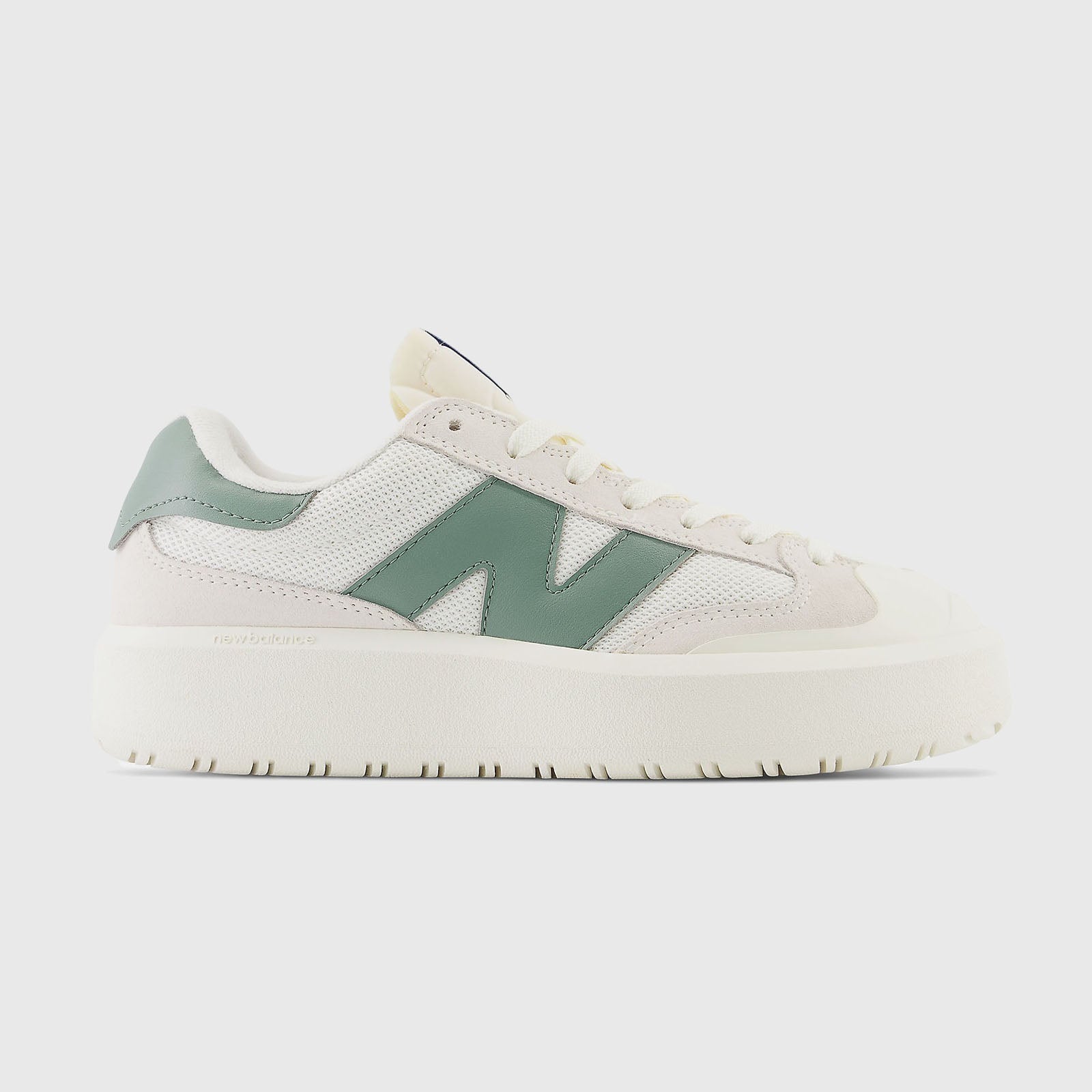 New Balance Sneaker CT302 Pelle Bianco/Verde - 6