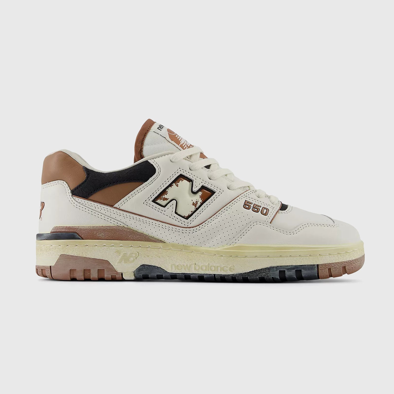 New Balance 550 Brown Synthetic Sneaker - 7