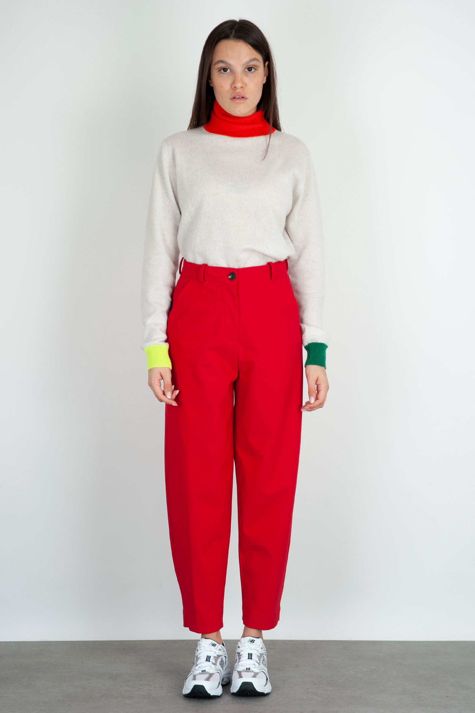 RRD Winter Joaine Trousers Red Synthetic Material - 5