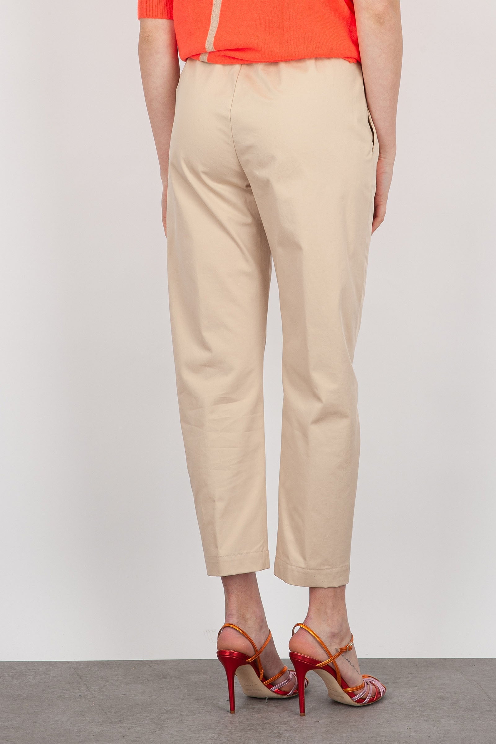 Semicouture Buddy Trousers Camel Cotton - 4
