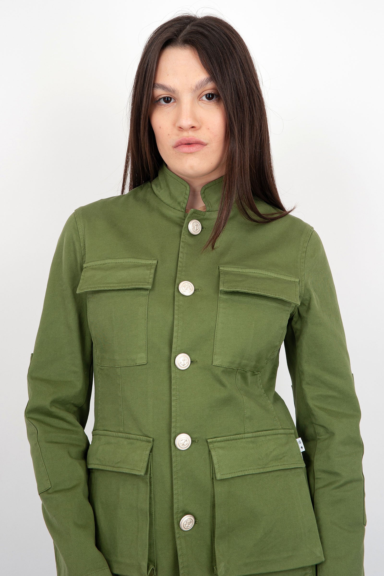 Department Five Green Military Cotton Field Jacket - 5
