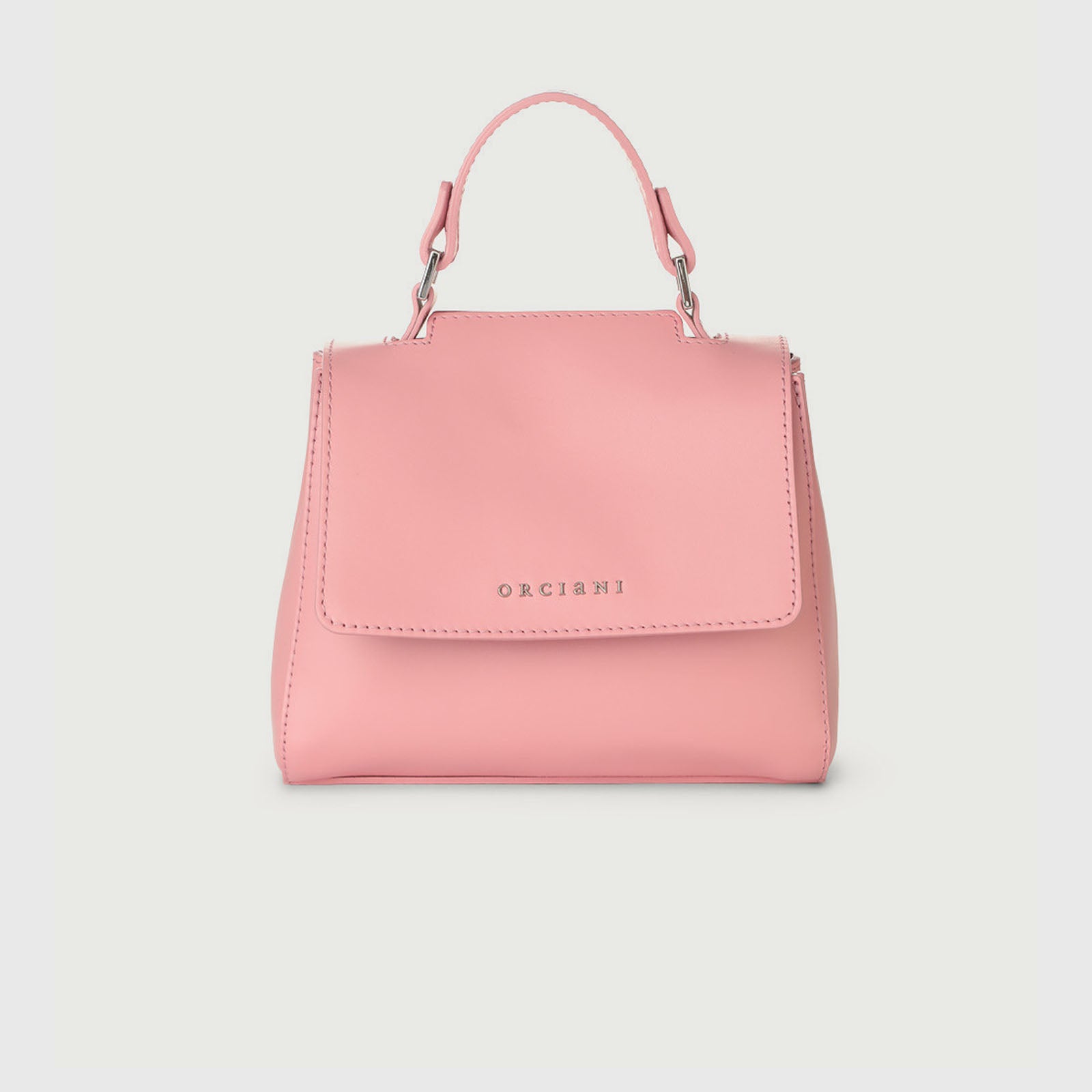 Orciani Sveva Vanity Mini Leather Bag Pink - 5