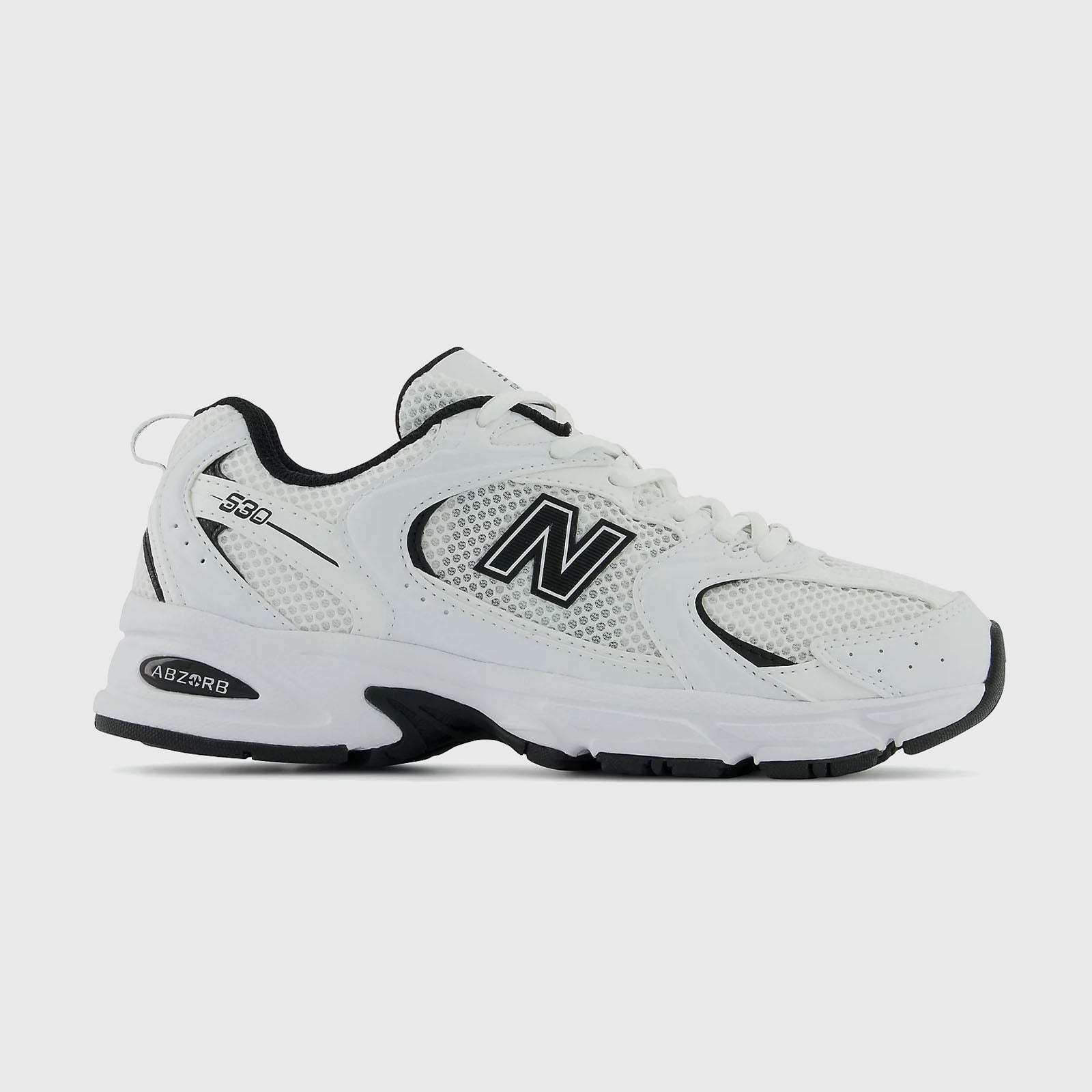 New Balance 530 Synthetic White Sneaker - 6