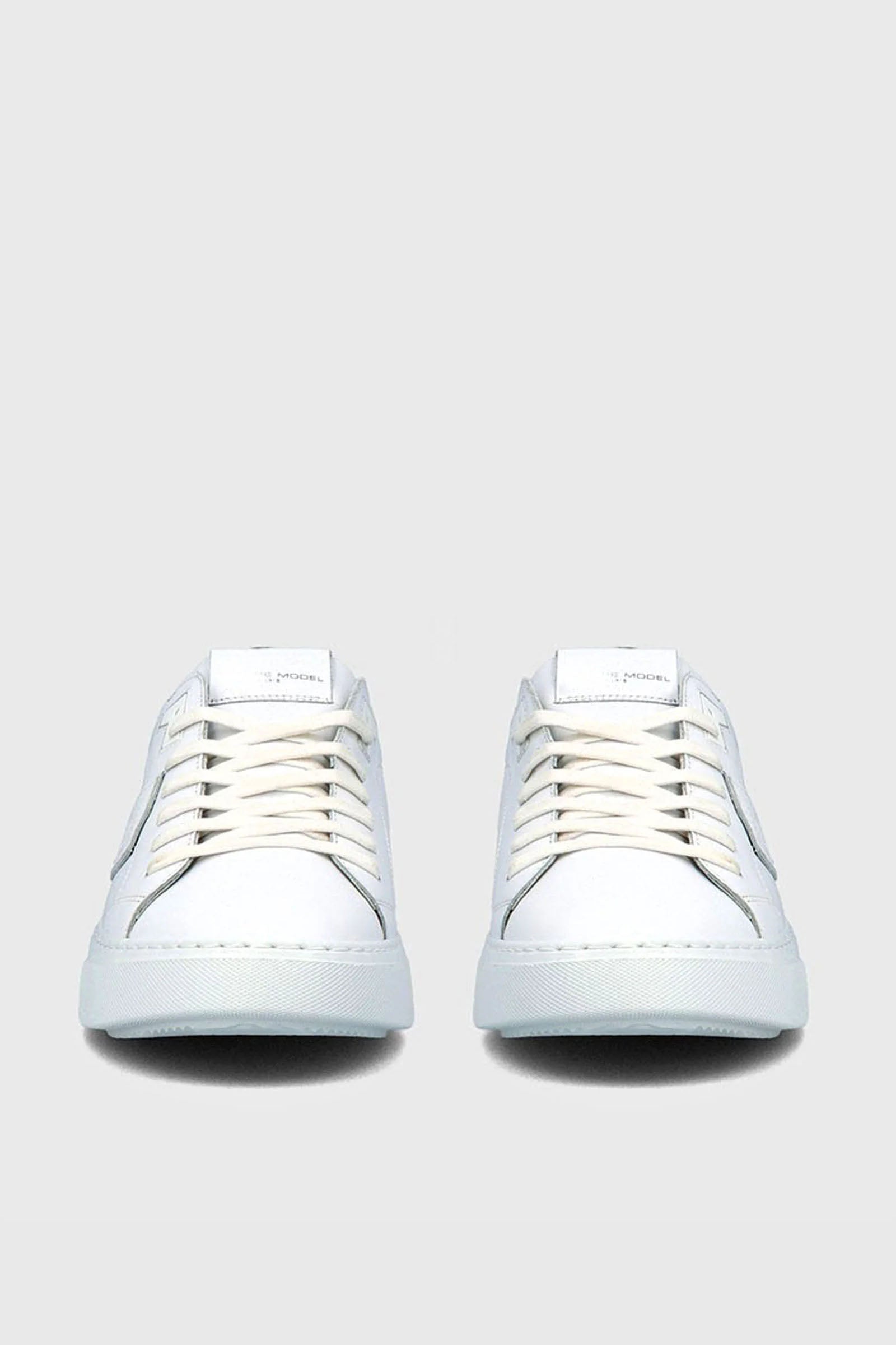 Philippe Model Sneaker Temple Veau Blanc Noir Bianco/nero Uomo - 3