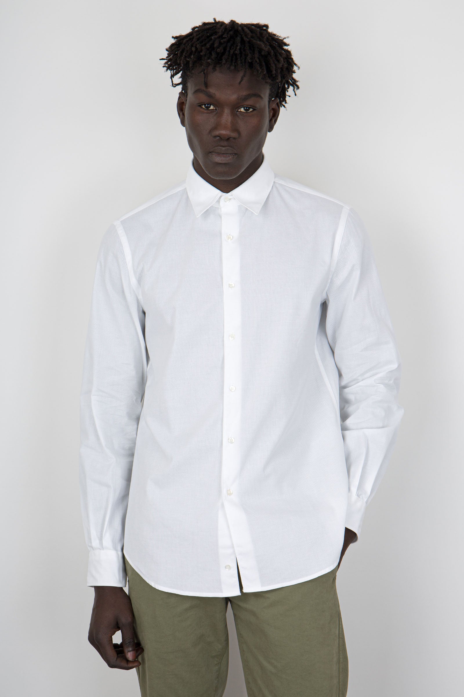 Aspesi Camicia Comma Bianco Uomo - 3