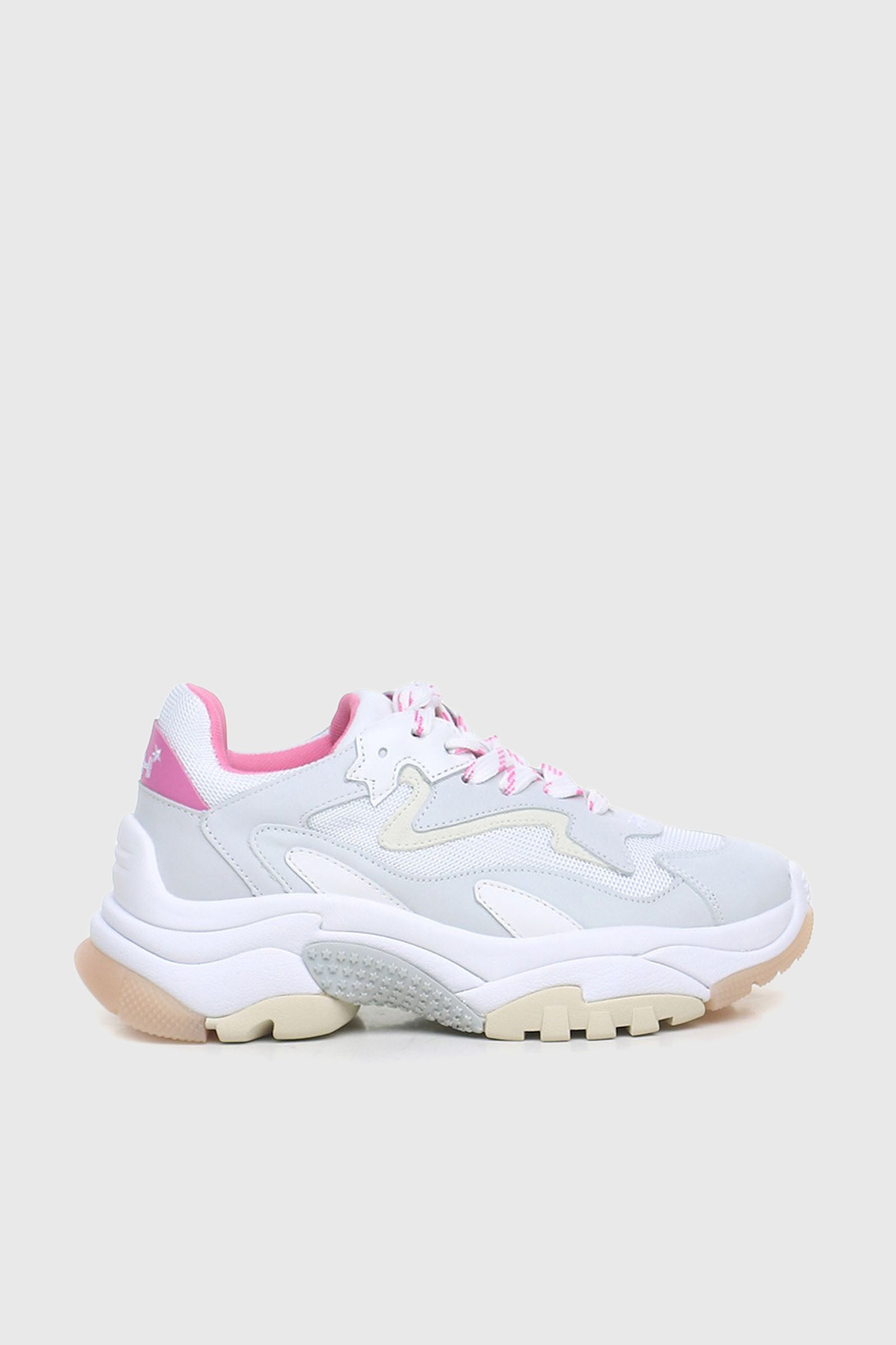 Ash Sneaker Addict Synthetic White/Pink - 1