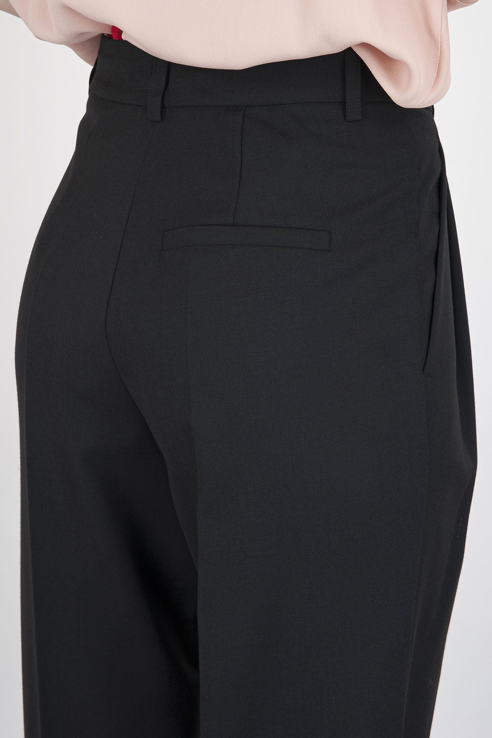 Semicouture Jody Synthetic Trousers Black - 6