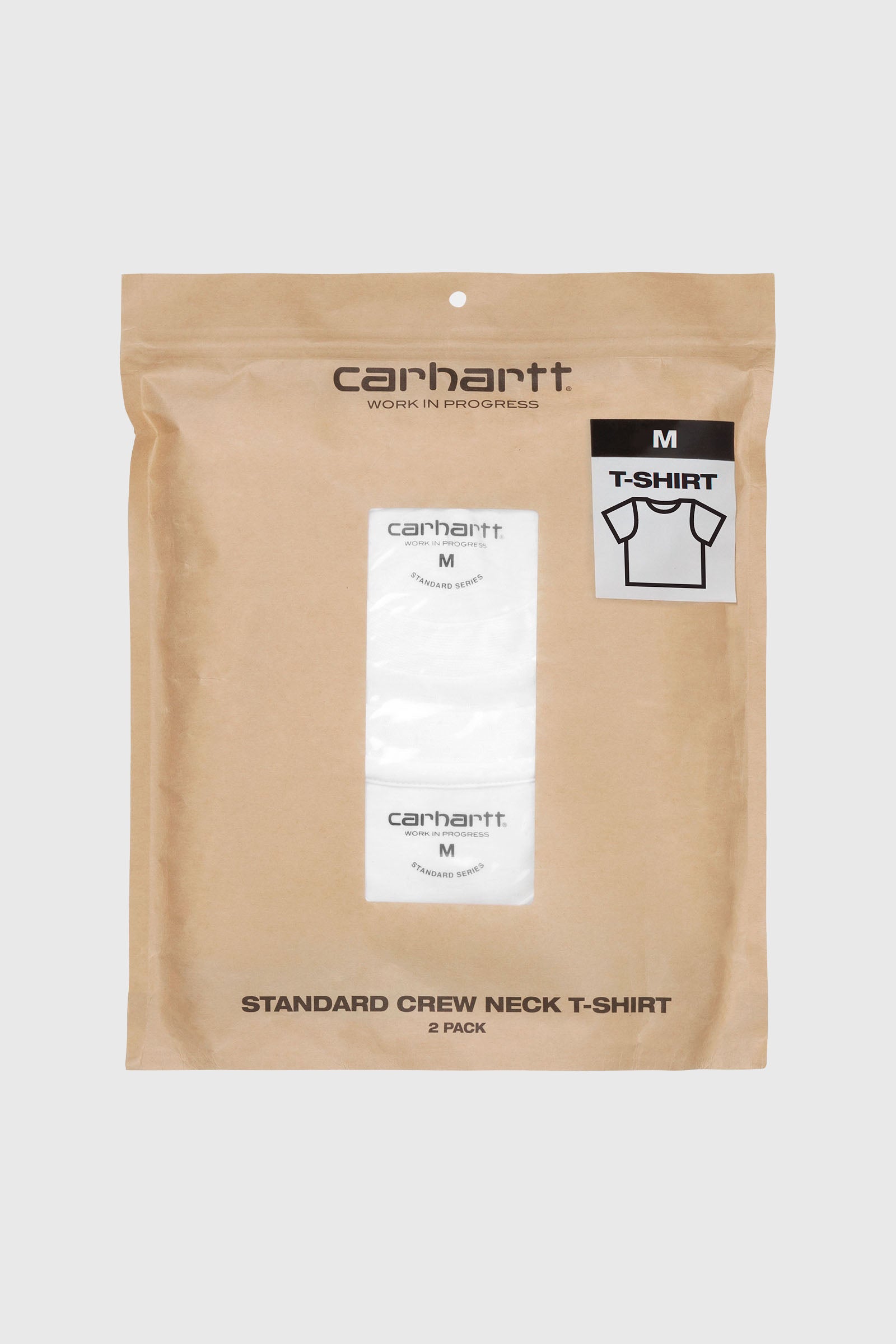 Carhartt WIP Standard Crew Neck Cotton T-Shirt White - 4