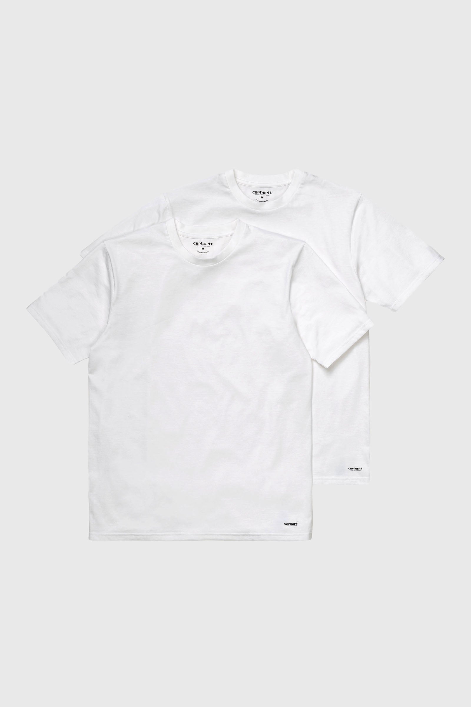 Carhartt WIP T-Shirt Standard Crew Neck Cotone Bianco - 2