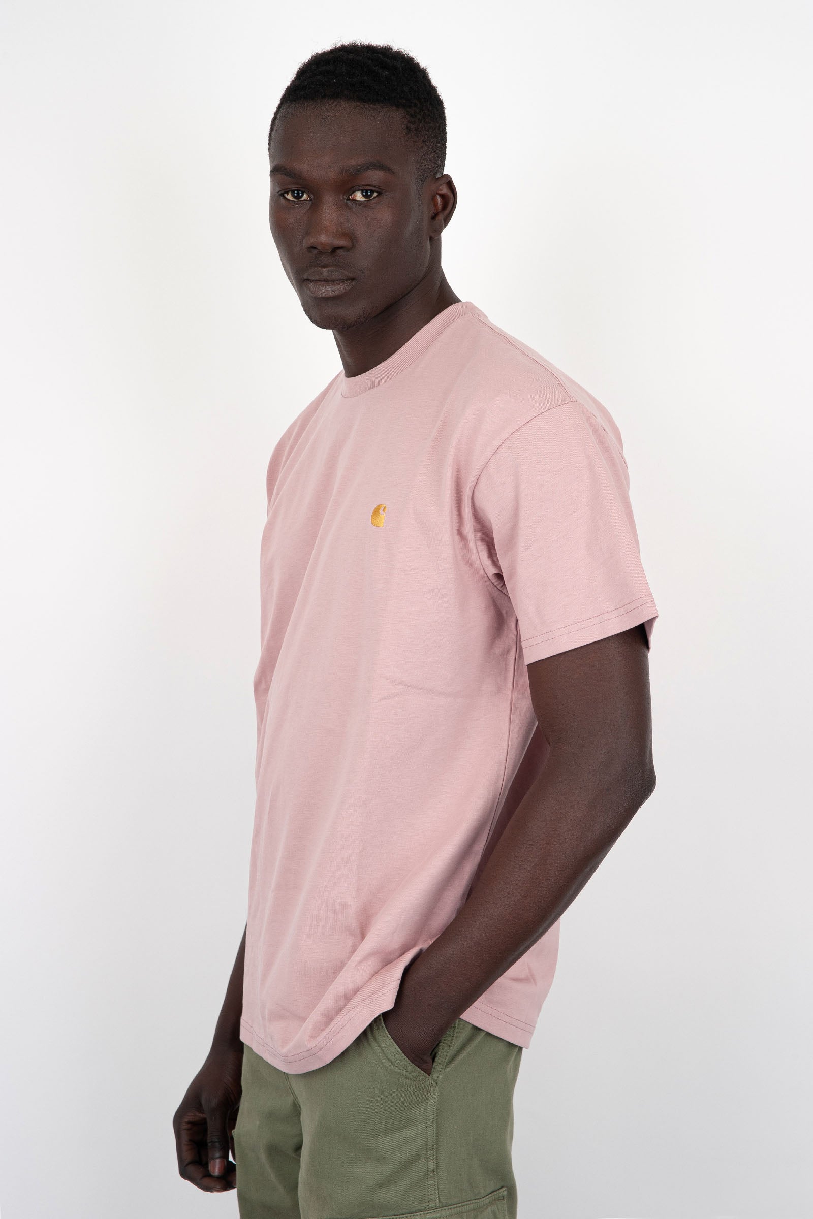 Carhartt WIP T-Shirt S/S Chase Cotton Pink - 3