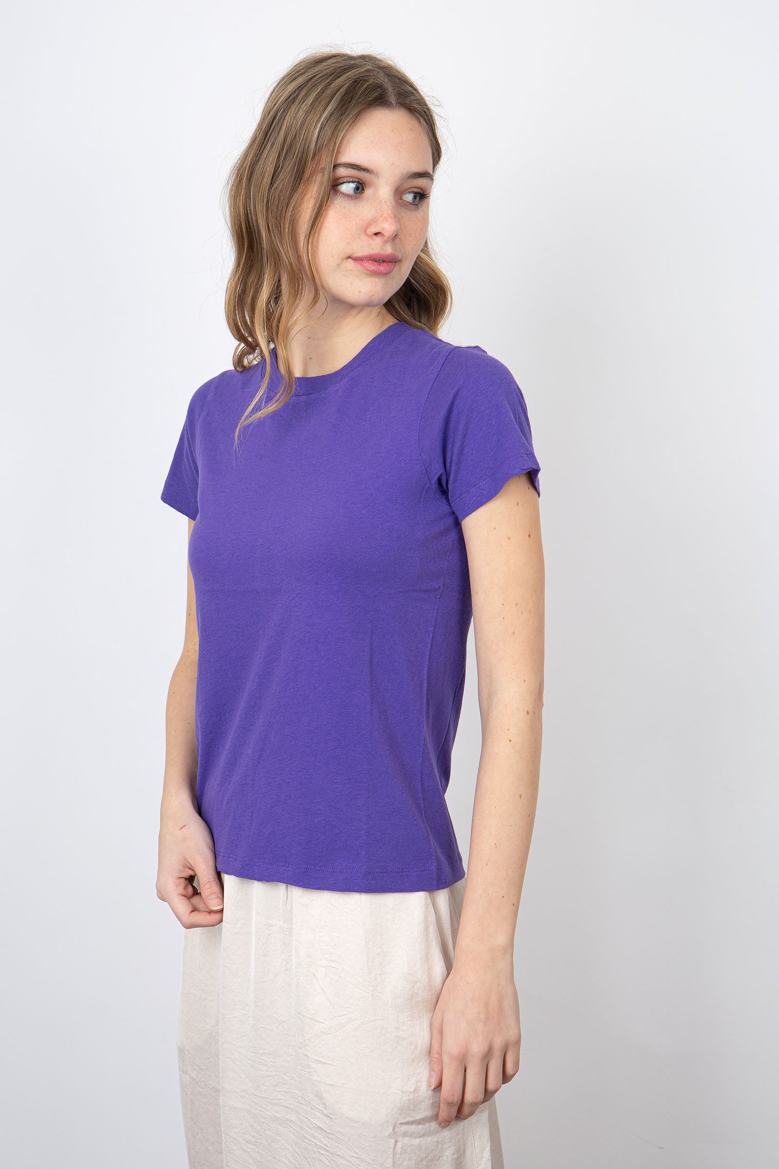 American Vintage T-shirt Gamipy Cotton Purple - 3