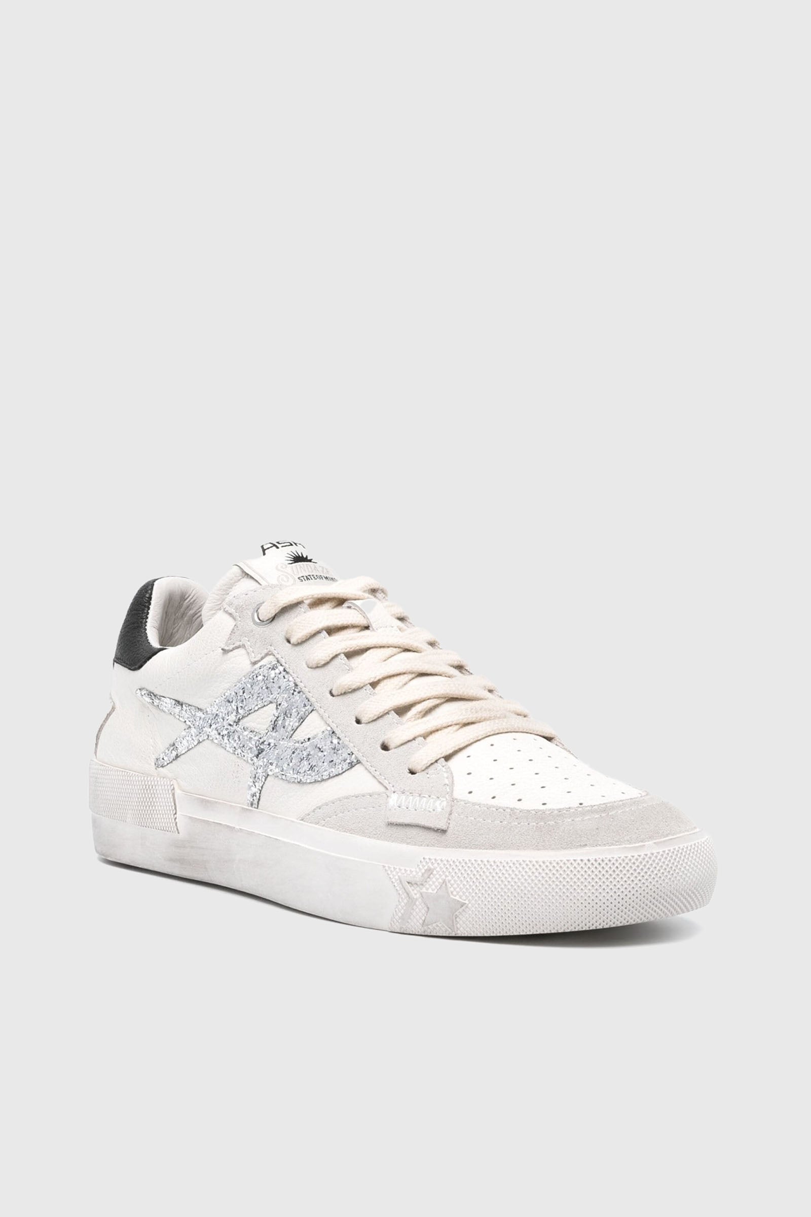 Ash Sneaker Moonlight Synthetic White/Silver - 2