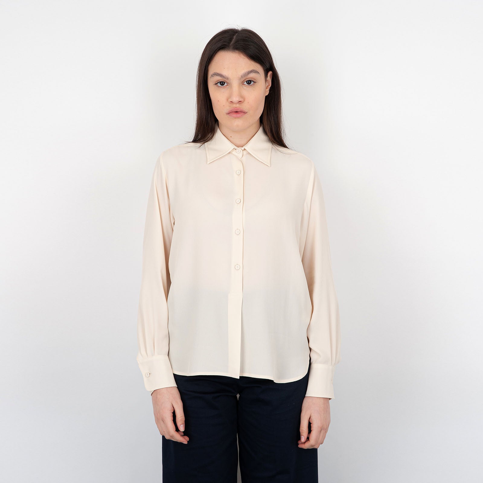 Grifoni Silk Cream Polo Shirt - 7
