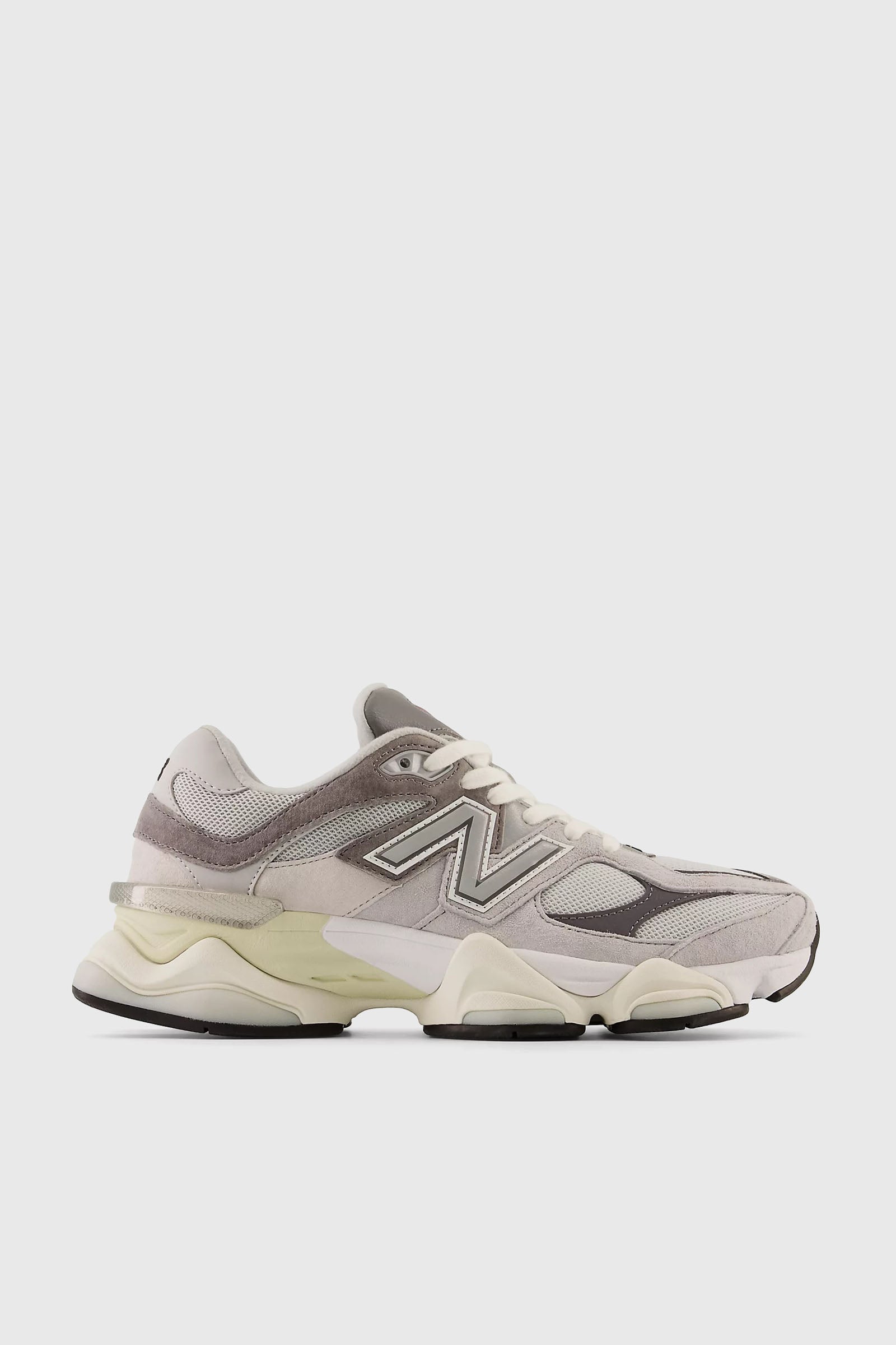 H1 Title: New Balance 9060 Synthetic Grey Sneaker - 1