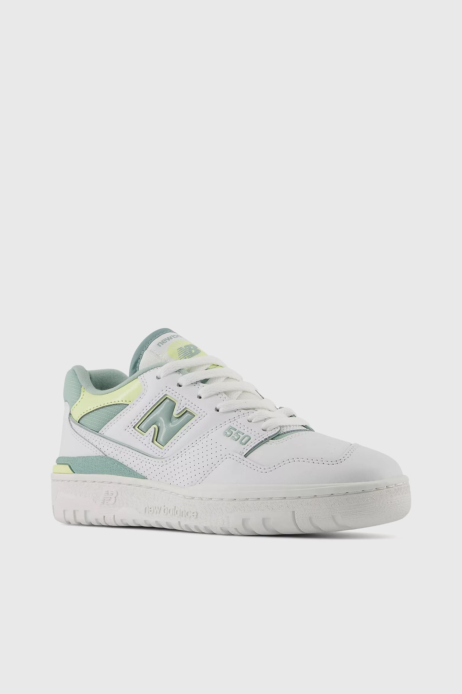 New Balance Sneakers 550 Pelle Bianco/Verde - 2