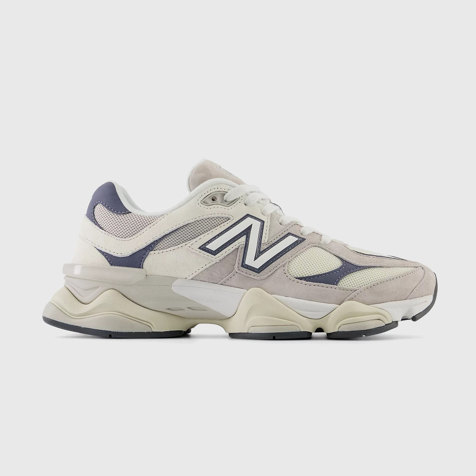Title: New Balance 9060 Synthetic Cream Sneakers - 6