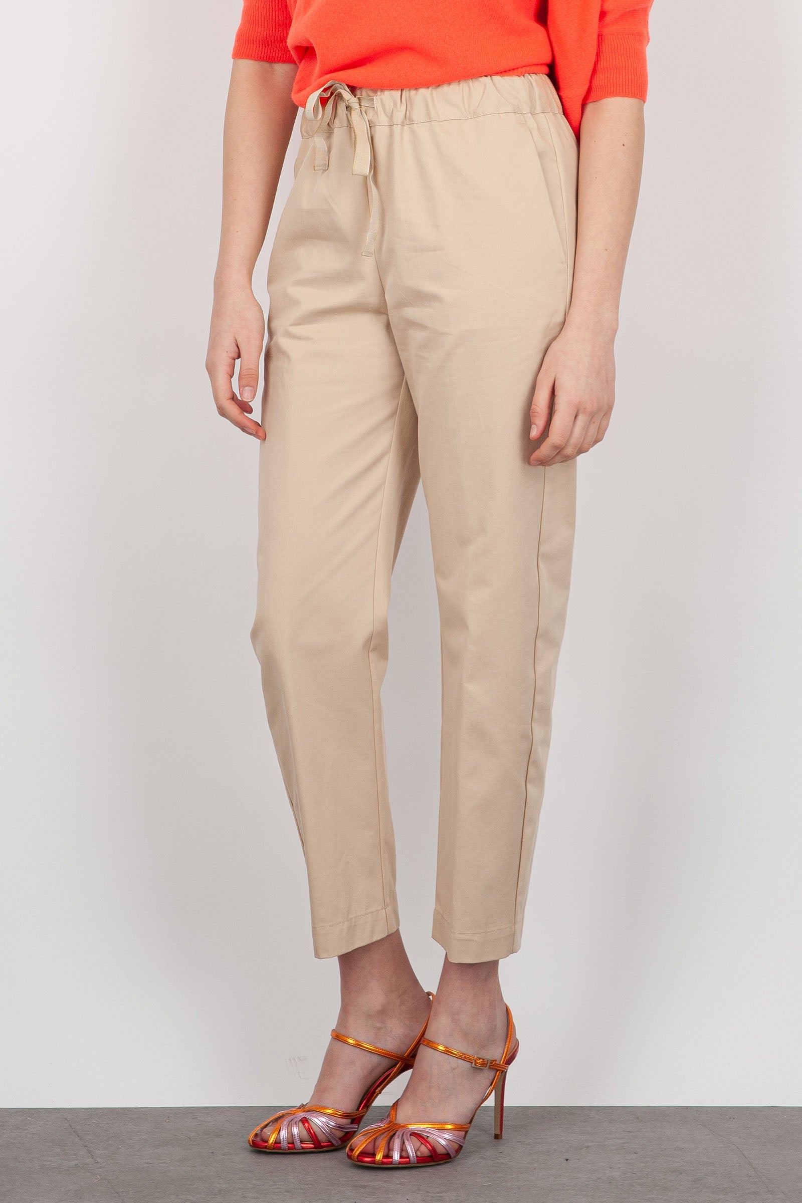 Semicouture Buddy Trousers Camel Cotton - 1