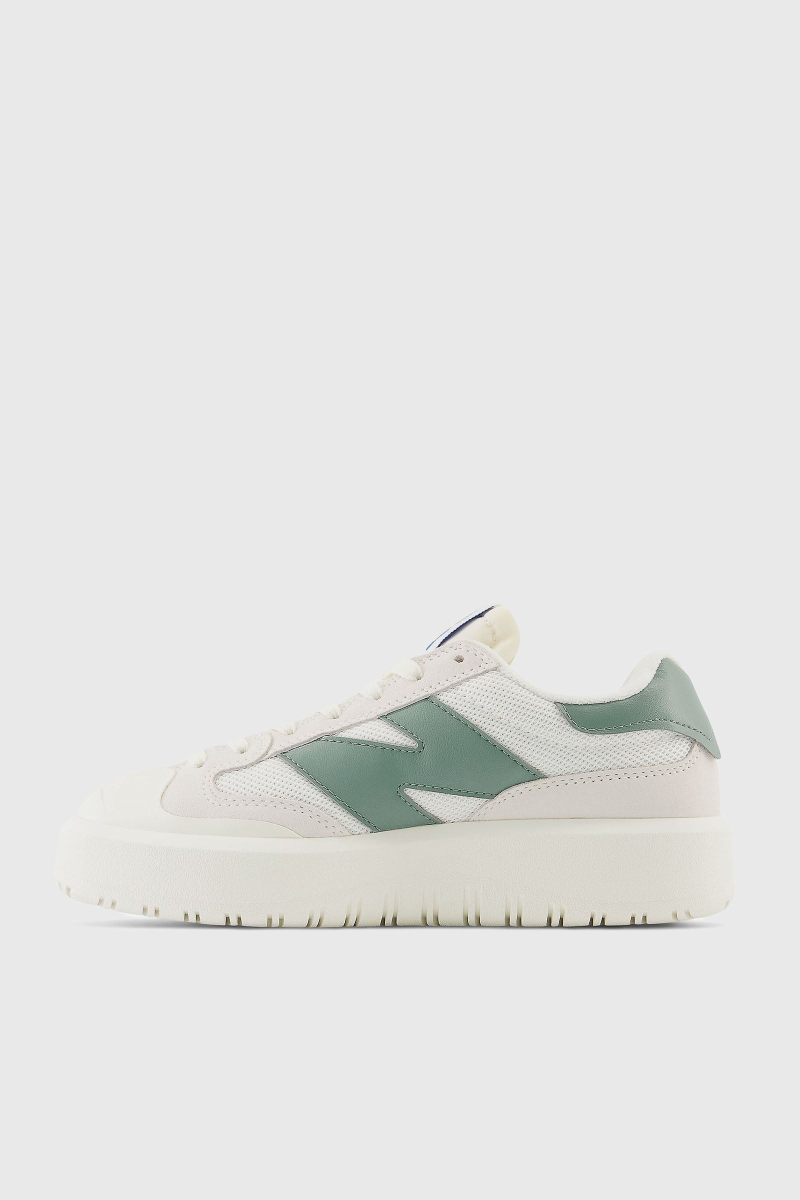 New Balance Sneaker CT302 Pelle Bianco/Verde - 5