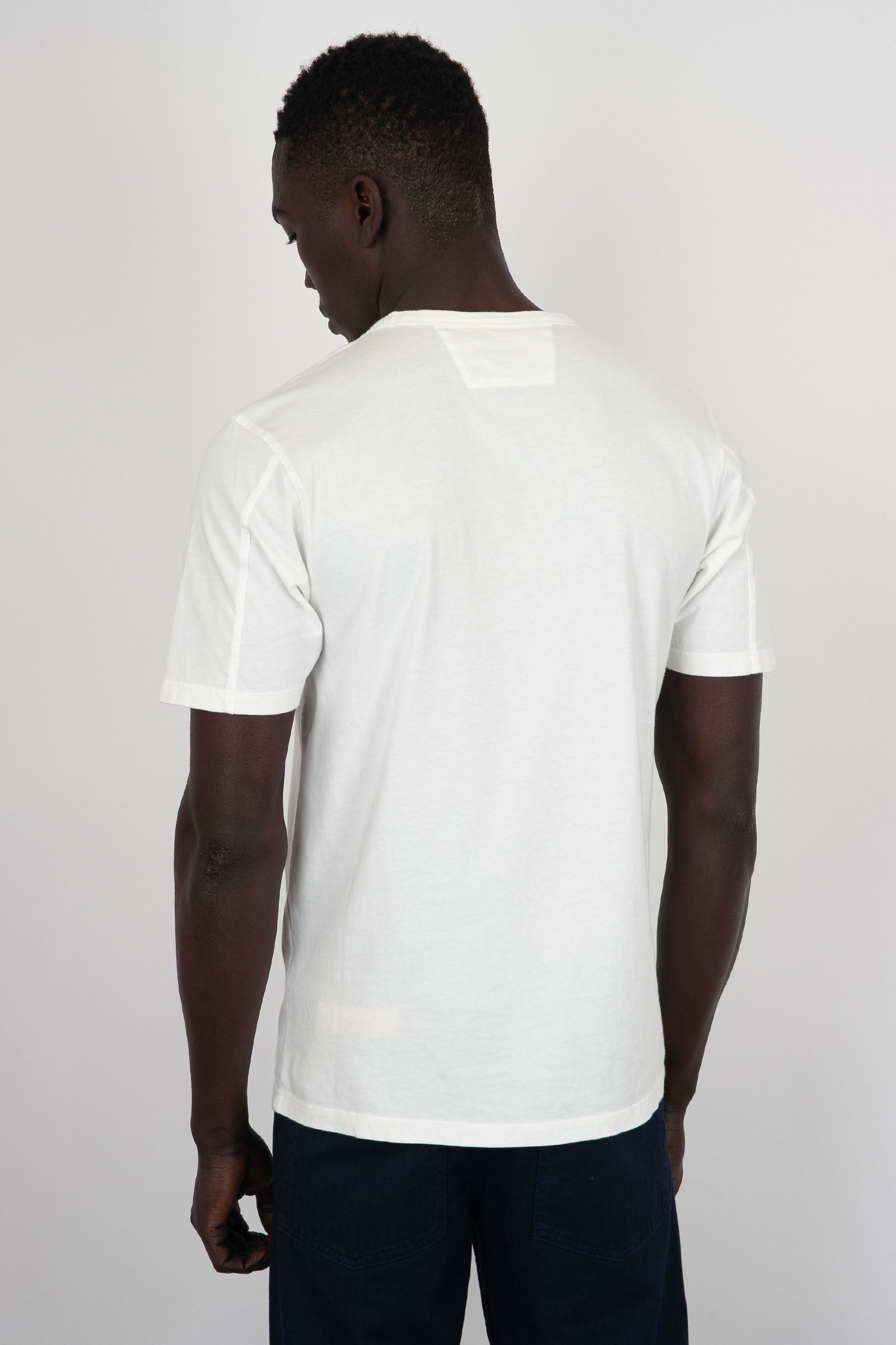 C.P. Company T-Shirt 24/1 Jersey Cotone Bianco - 4