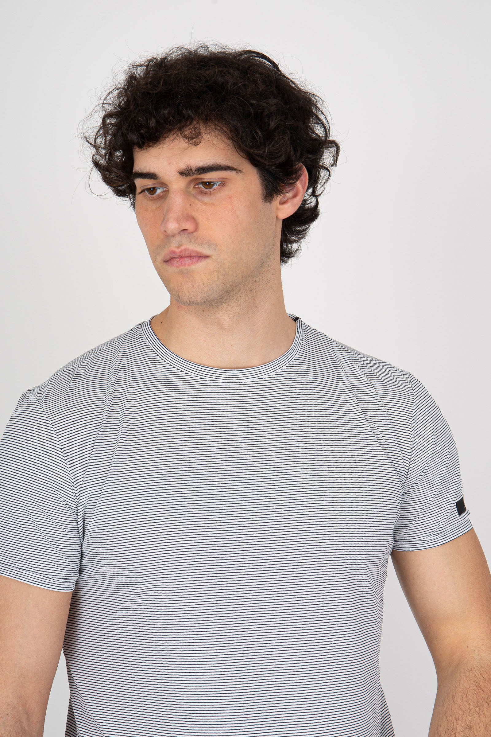 Rrd T-shirt Shirty Stripe Blu Scuro Uomo - 2