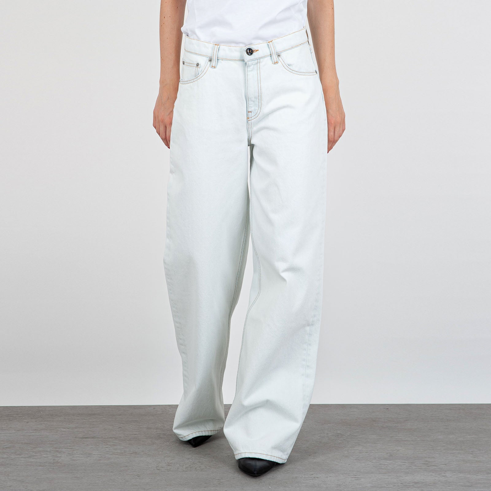 Jeans Domitille Bianco Donna - 8