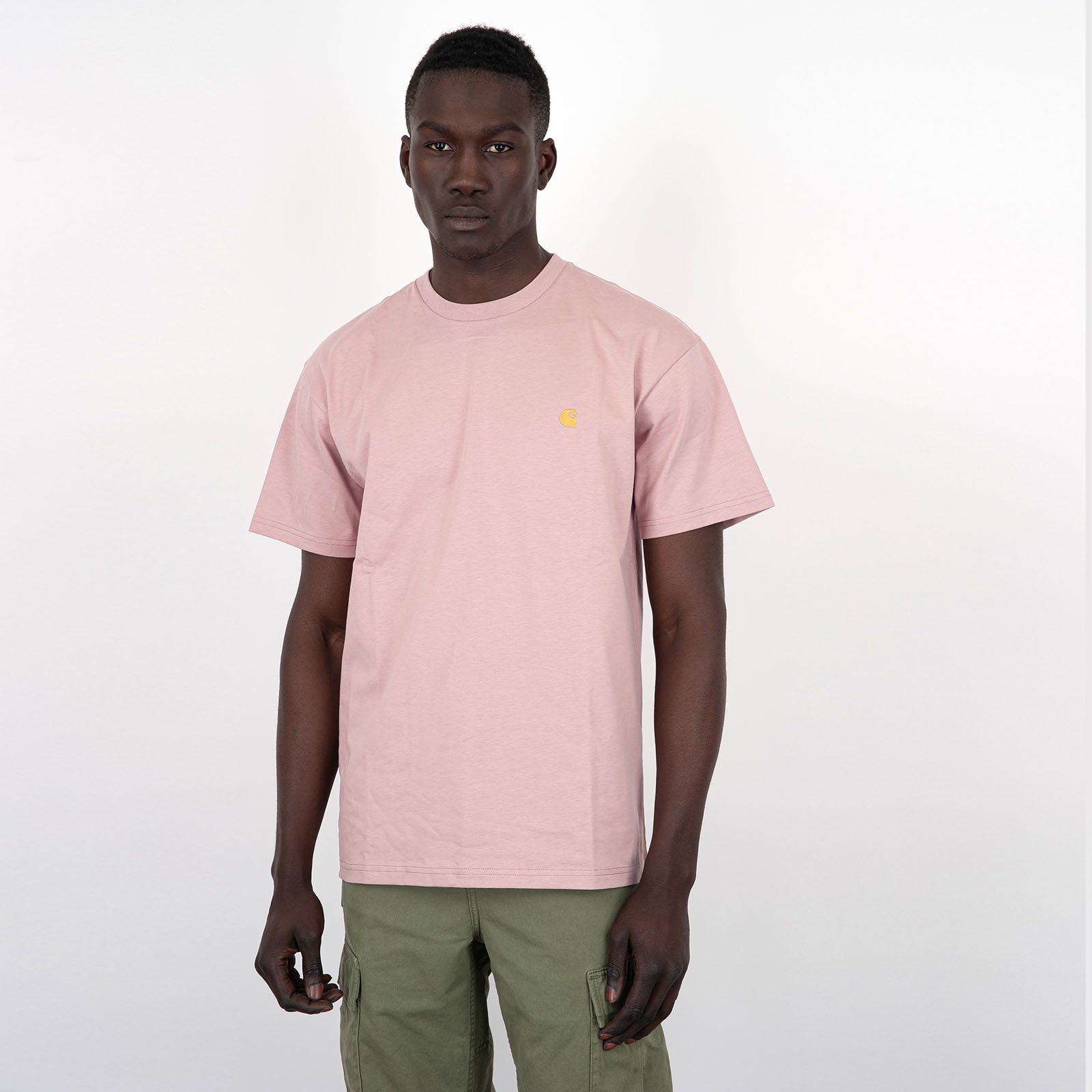 Carhartt WIP T-Shirt S/S Chase Cotone Rosa - 6