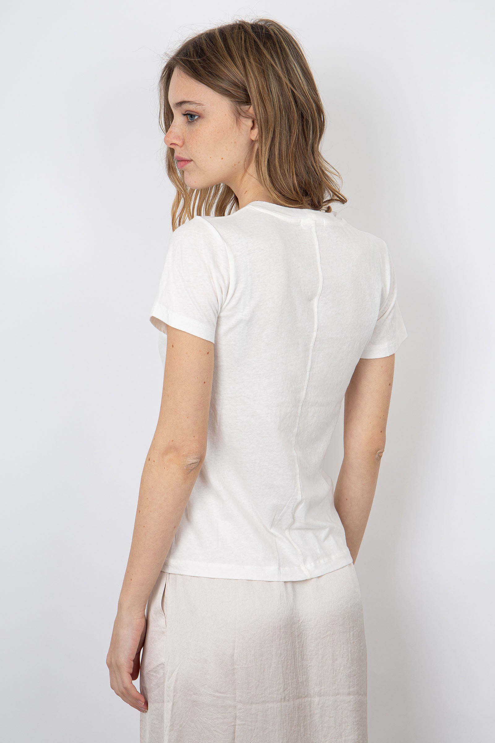 American Vintage White Cotton Gamipy T-Shirt - 4