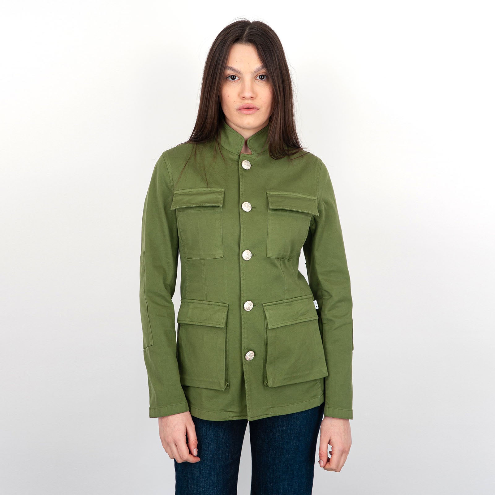 Department Five Green Military Cotton Field Jacket - 2
