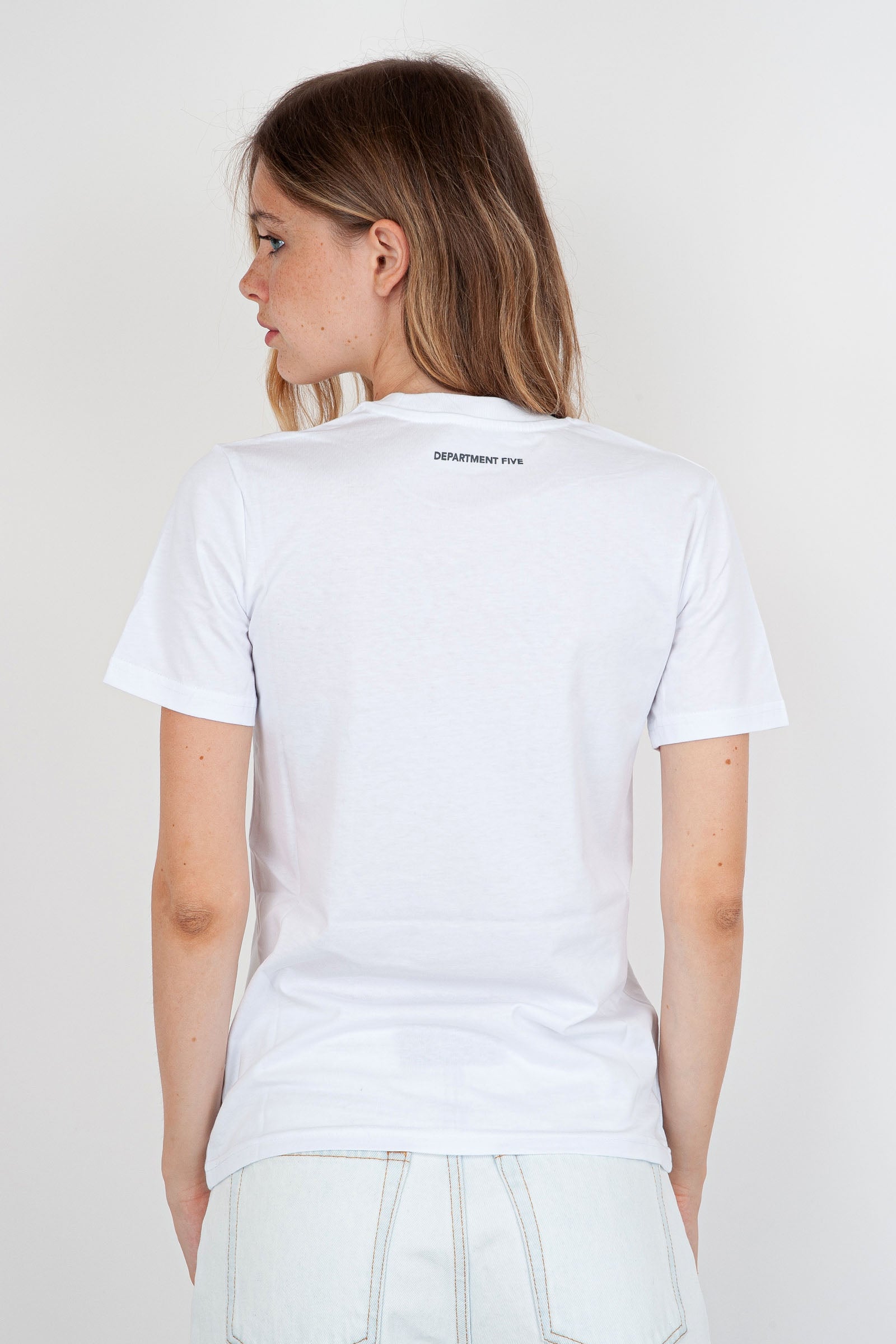 T-shirt Girocollo Fleur Bianco Donna - 4