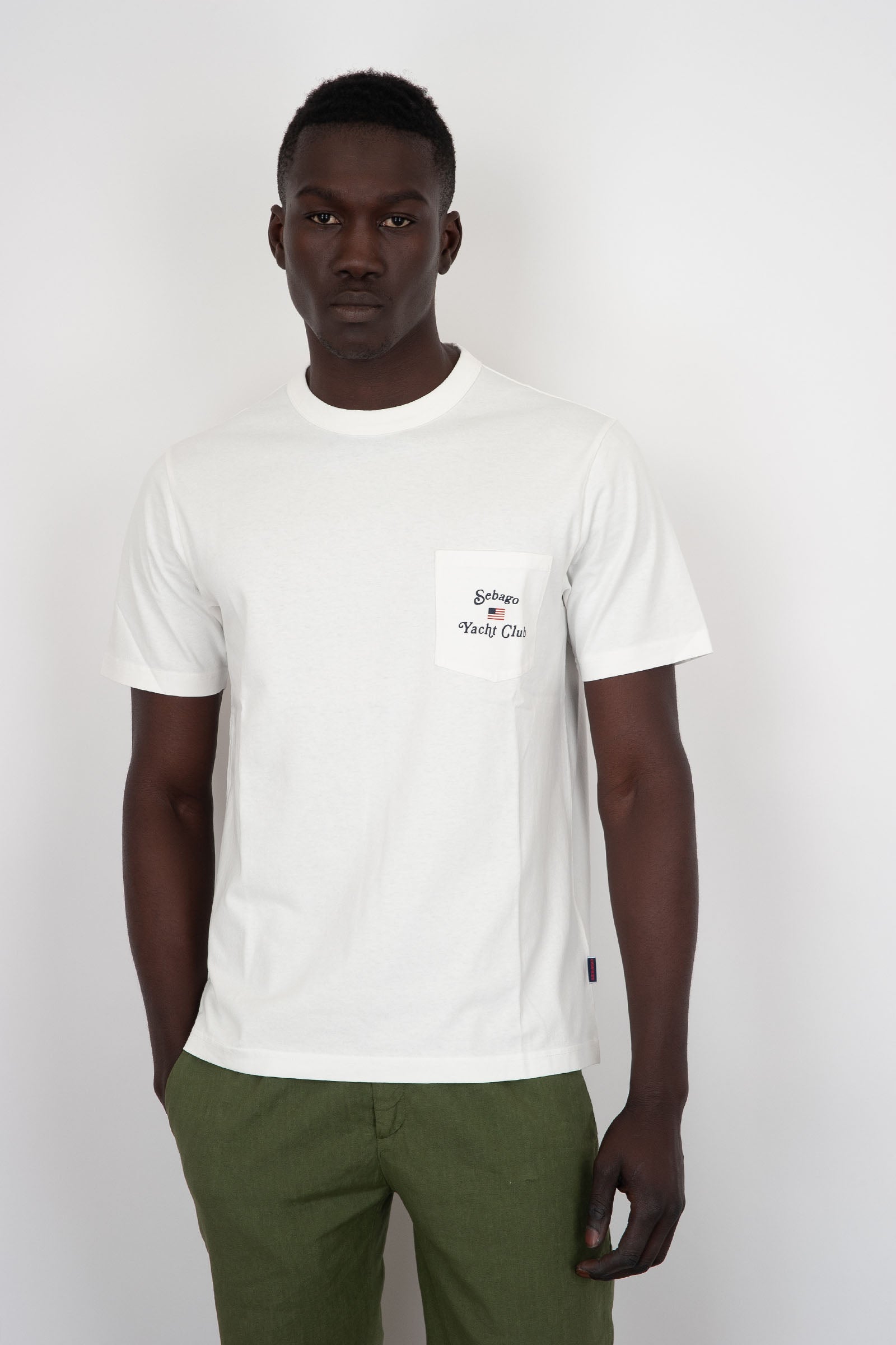 Sebago T-Shirt Howland Cotone Bianco Off - 2