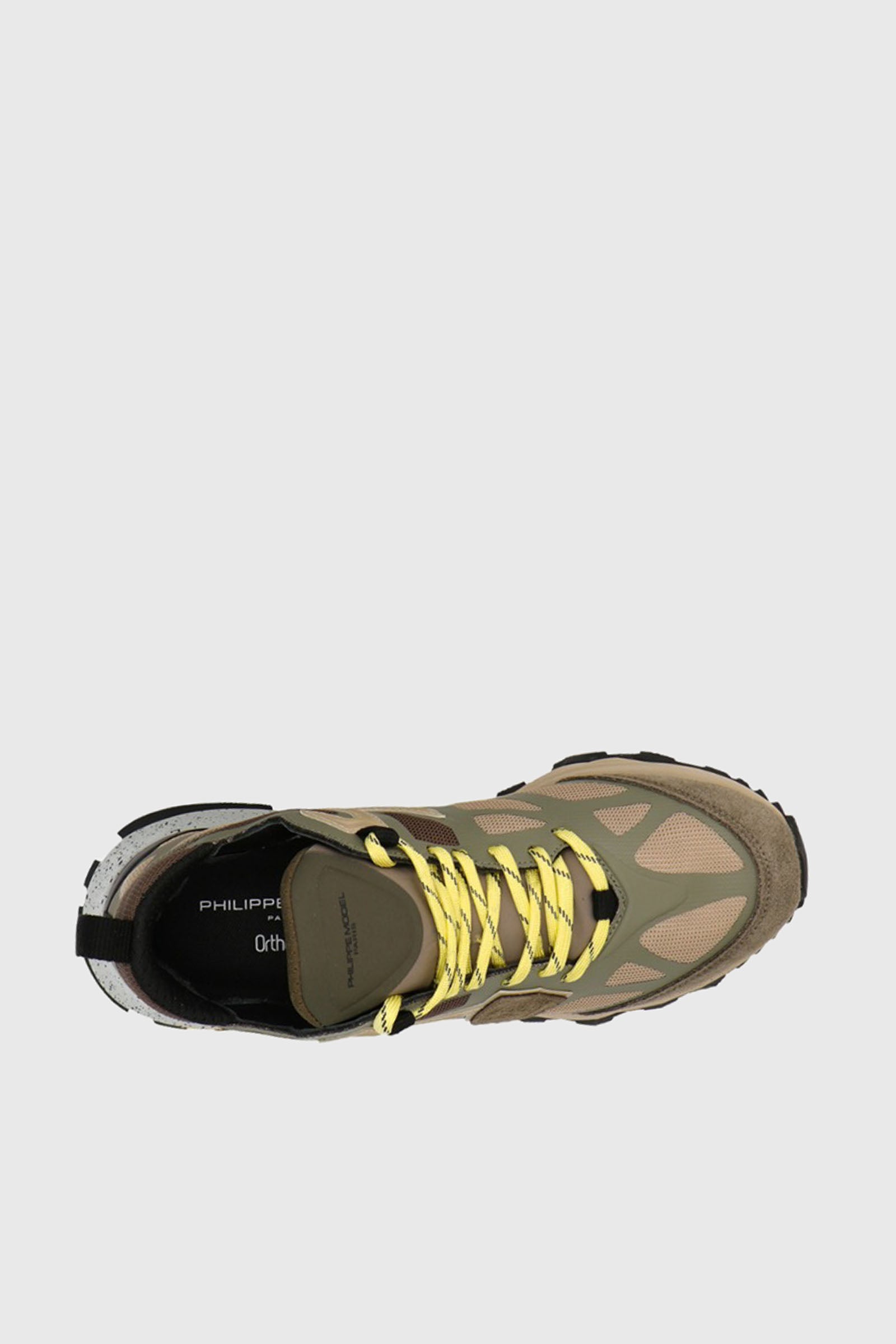 Philippe Model Sneaker Rock Mondial Tech Militaire Verde Militare Uomo - 5