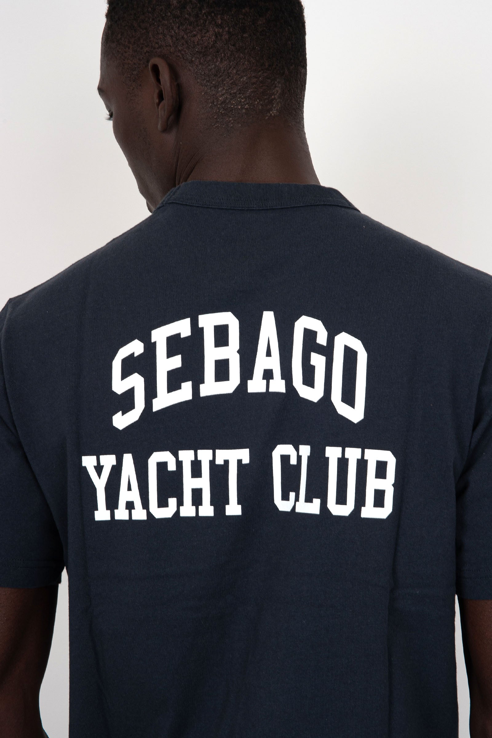 Sebago T-Shirt Castine Cotton Navy Blue - 2