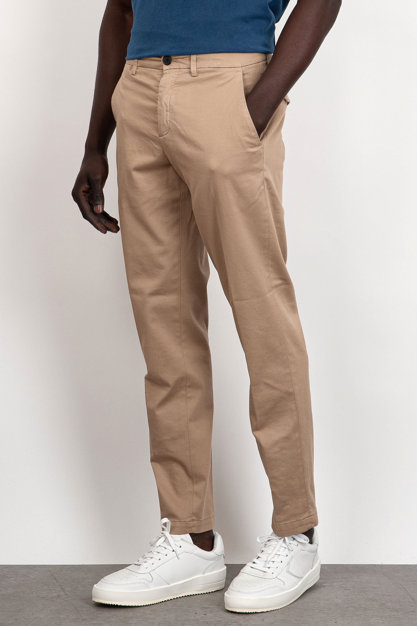 Department Five Setter Regular Crop Cotton Trousers Corda - 4