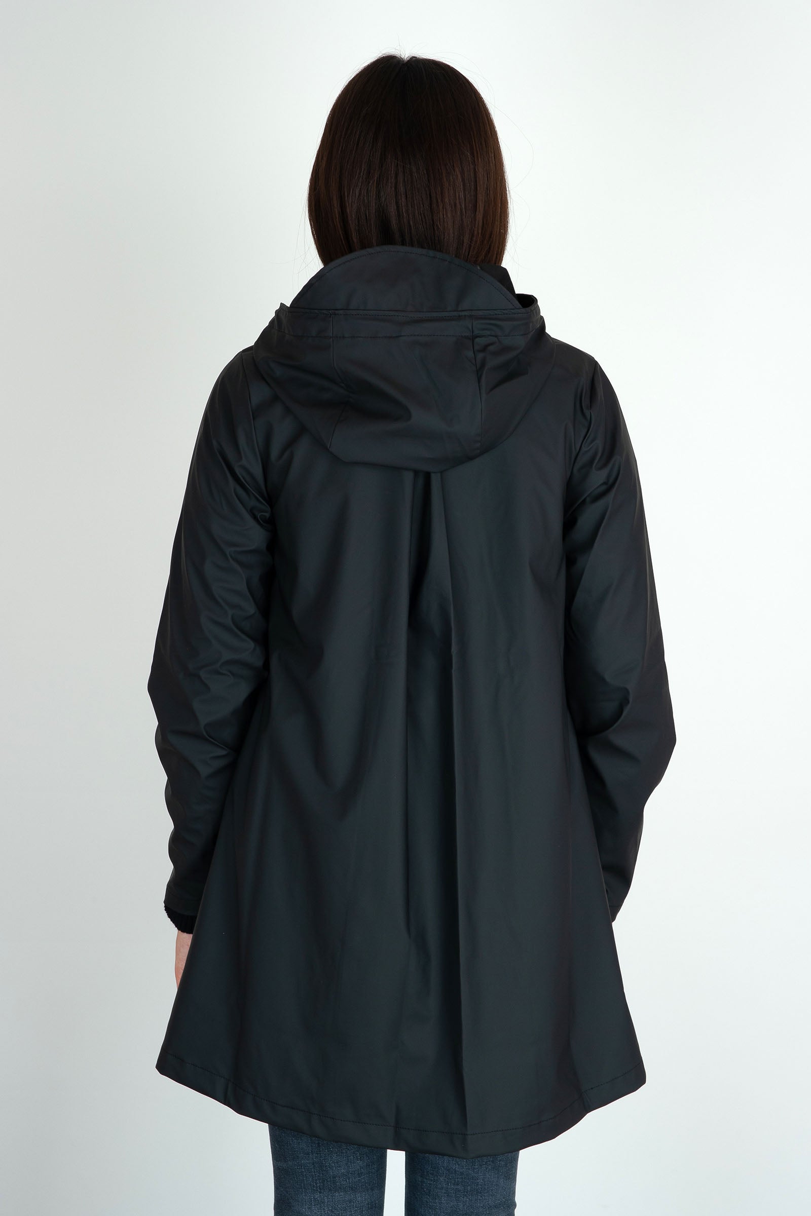 Rains A-line W Jacket Synthetic Black - 4