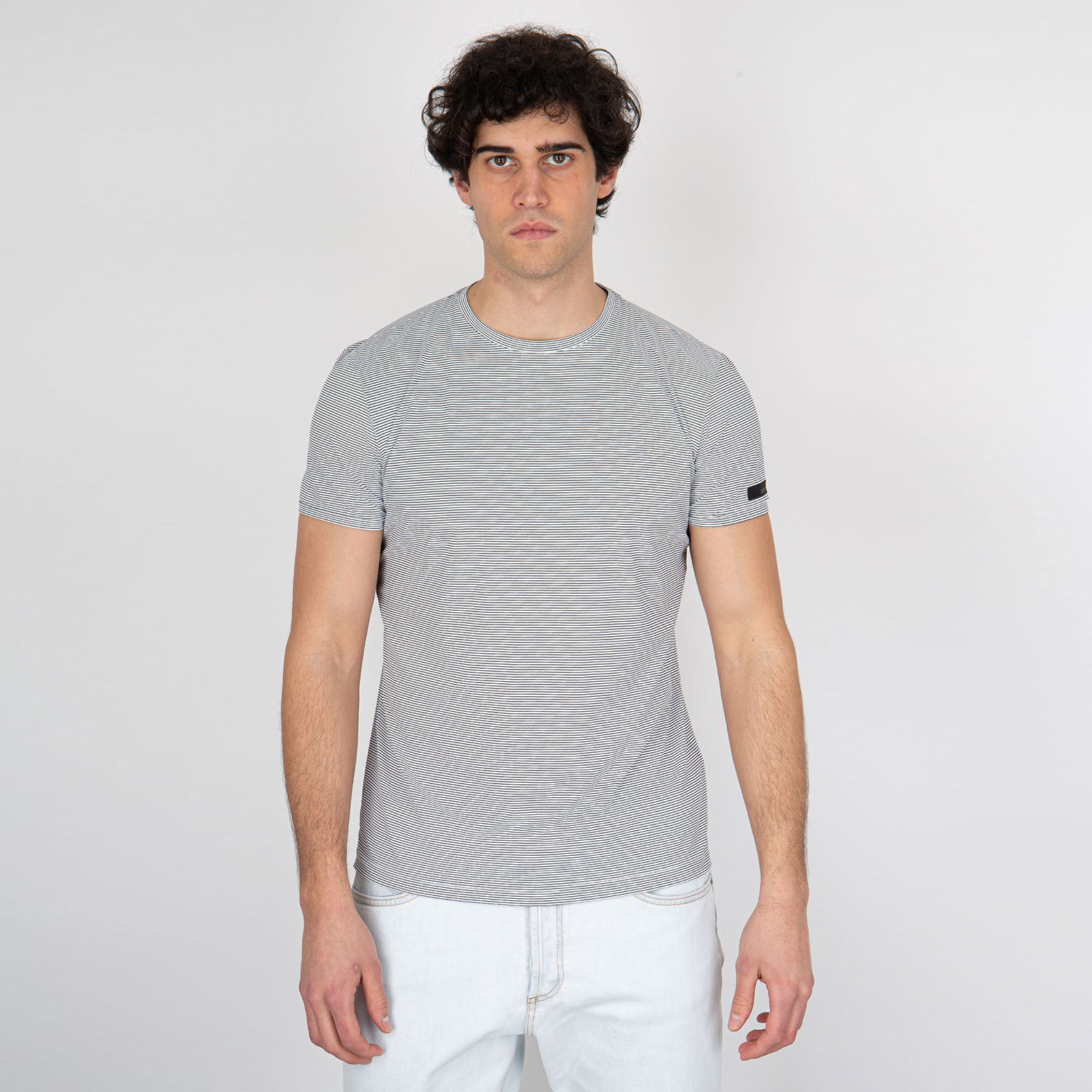Rrd T-shirt Shirty Stripe Blu Scuro Uomo - 6