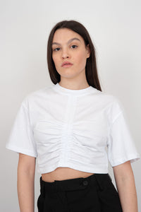 SemiCouture T-Shirt Kaisha Cotton White semicouture
