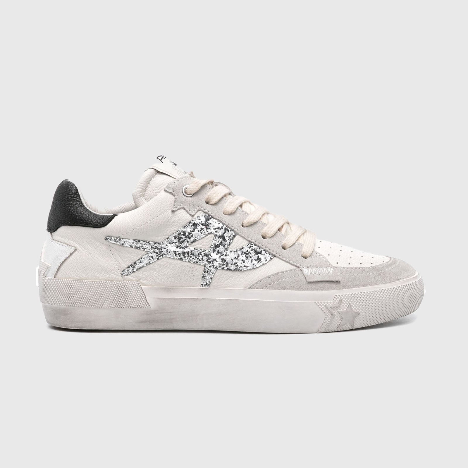 Ash Sneaker Moonlight Synthetic White/Silver - 5