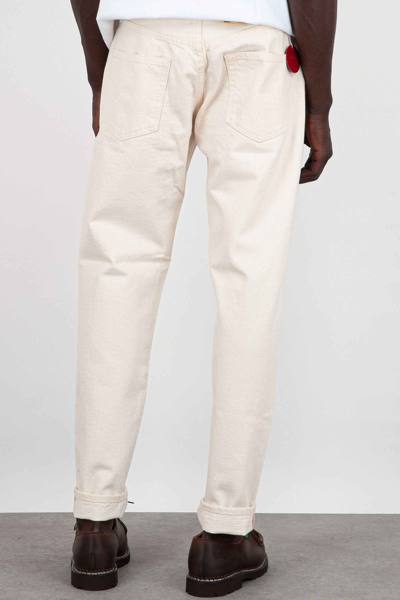 Jeans Regular Tapered Bianco Off Uomo - 3