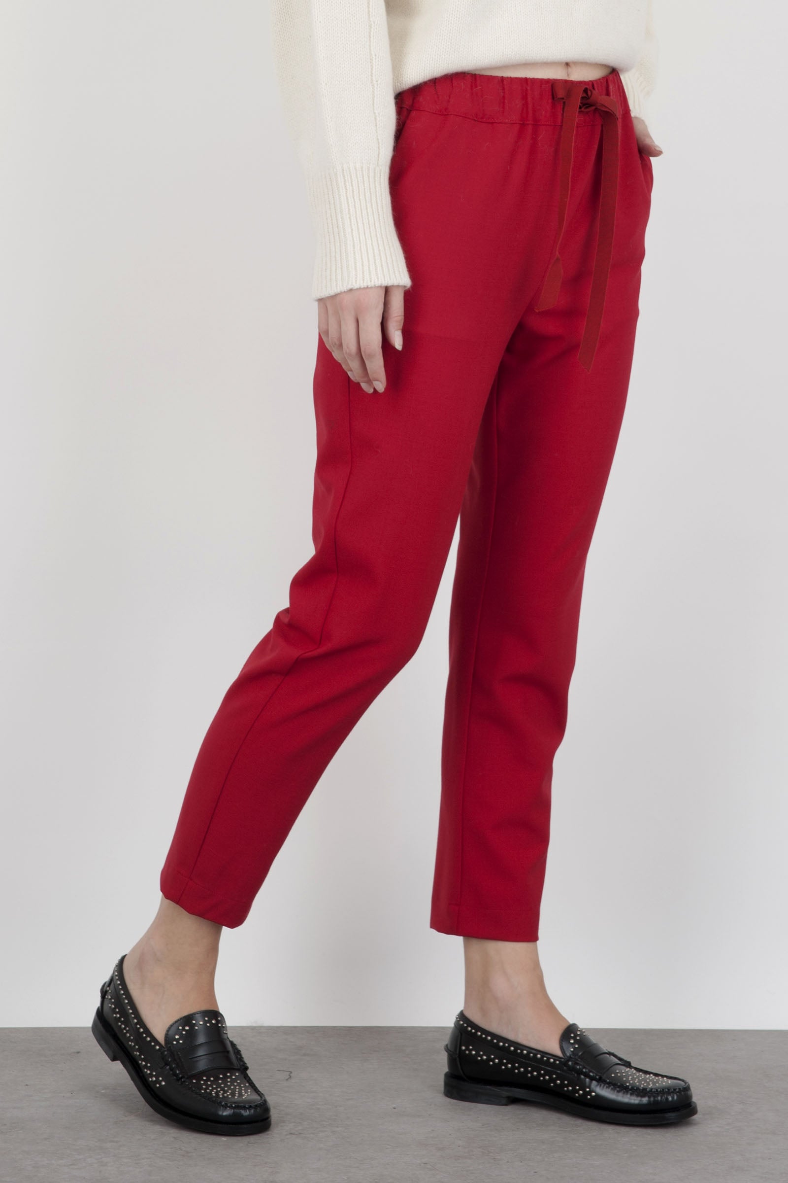 Semicouture Pantalone Buddy Rosso Donna Y3WI18D15 - 4