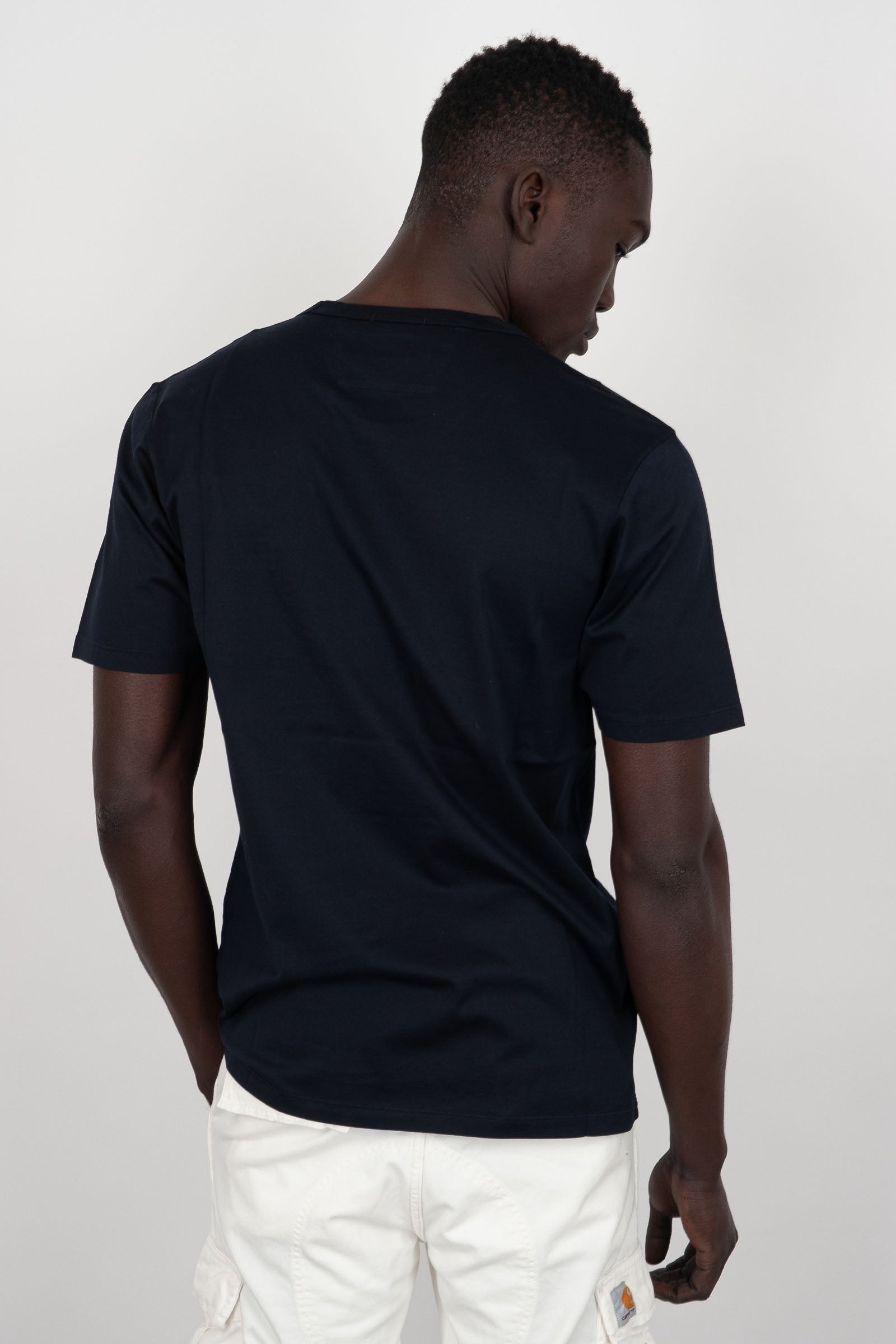 C.P. Company T-Shirt 70.2 Mercerized Jersey Blu - 4